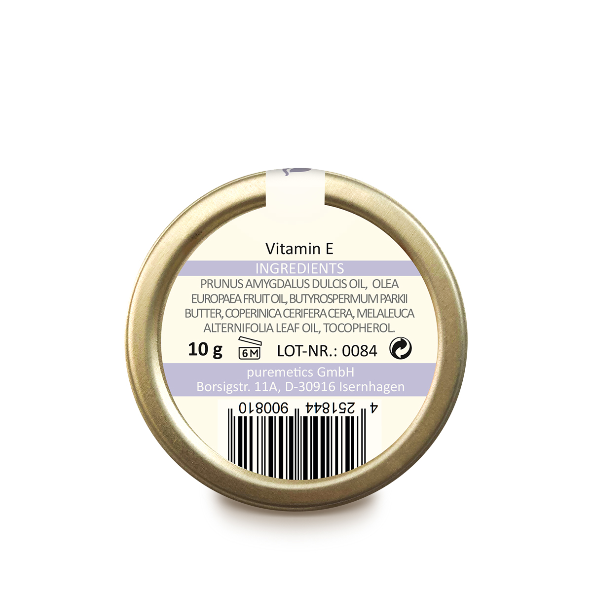 PUREMETICS - SOS BALM 'VITAMIN E'