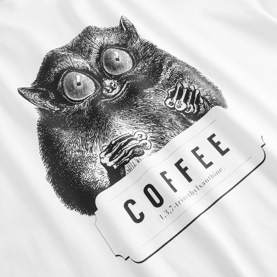 CAFFEINE KICK STOCKHOLM T-Shirt - white