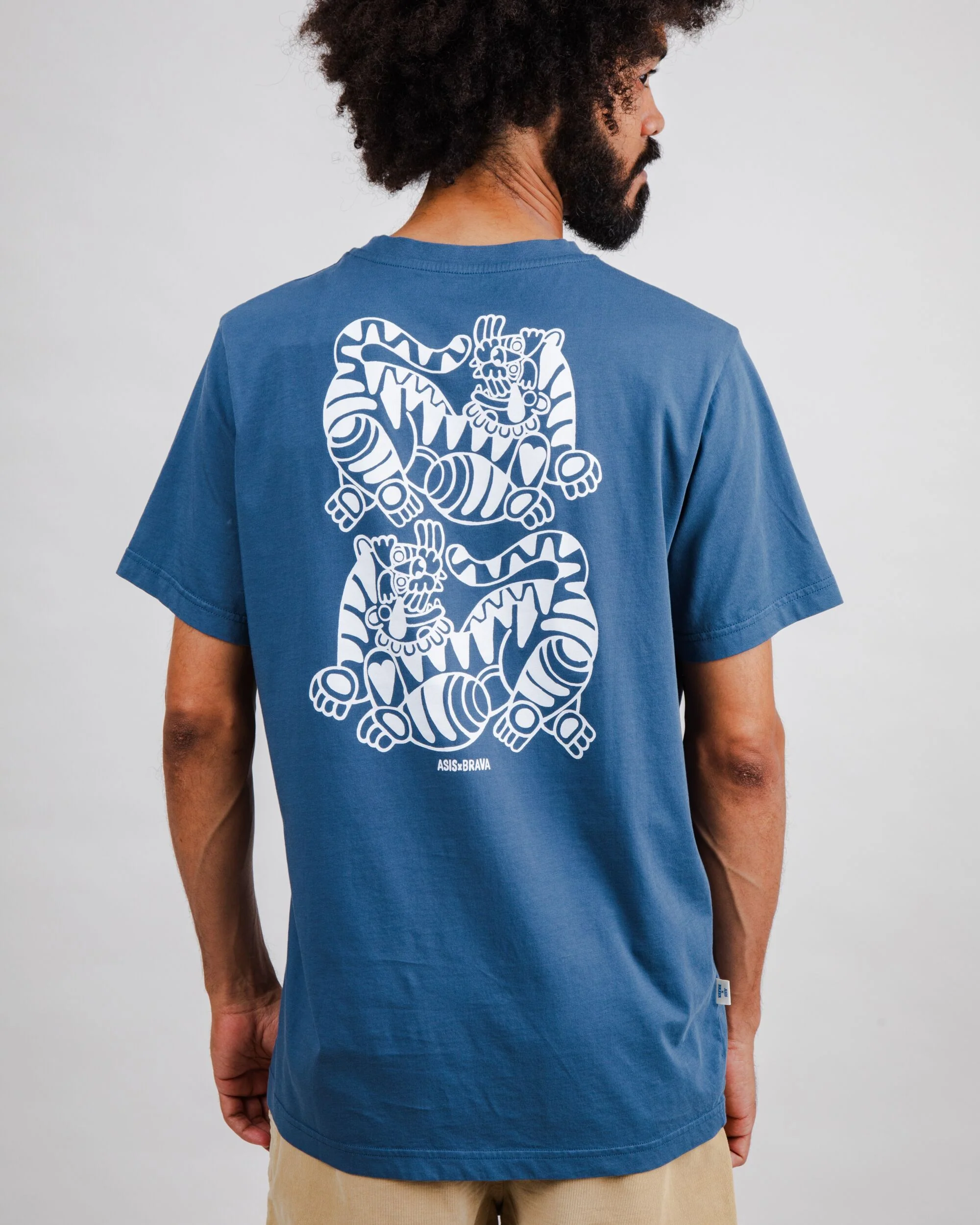 BRAVA - ASIS TIGRIS T-Shirt blue