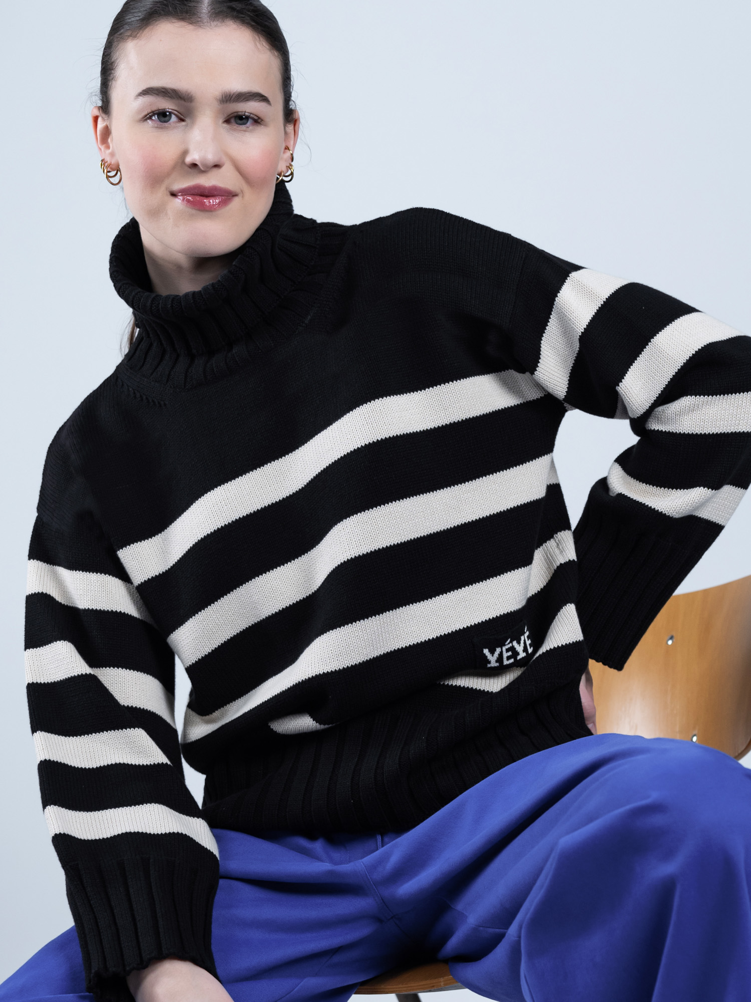 MADEMOISELLE YEYE - THE STRIPE EDIT JUMPER Pullover stripes
