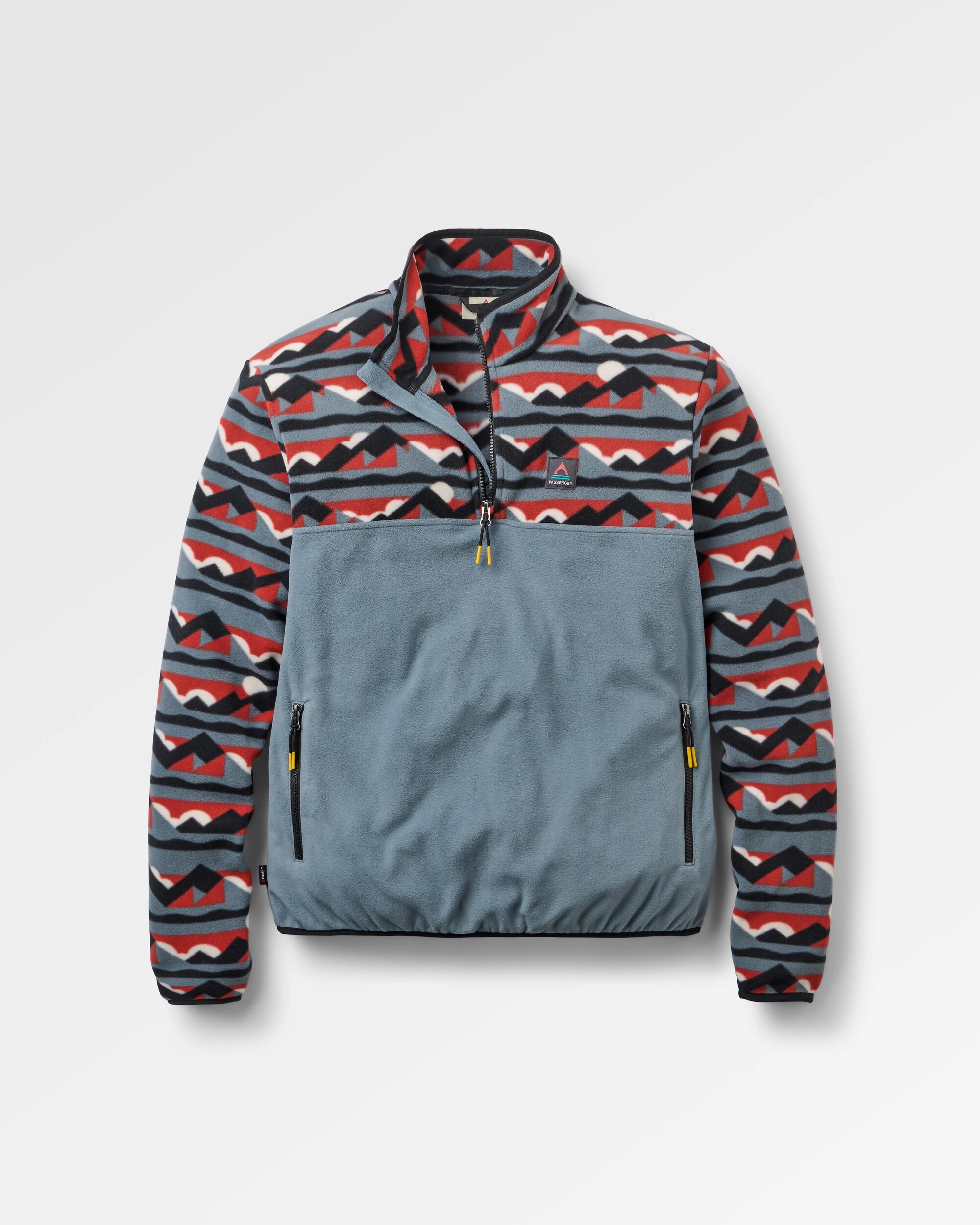 PASSENGER - SET OFF Recycled Polar 1/4 Zip Fleece 2.0 - Views Storm Grey