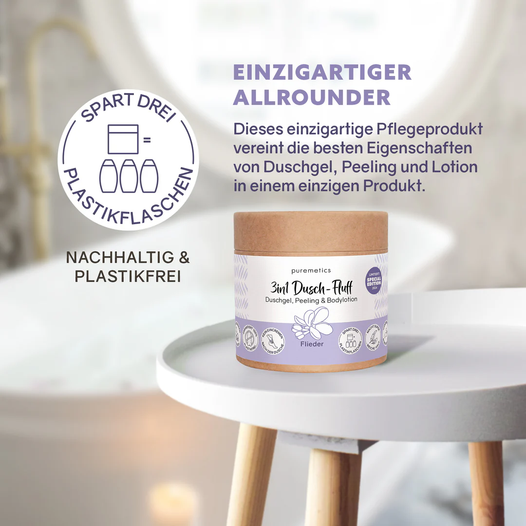 3in1 Dusch-Fluff - Flieder