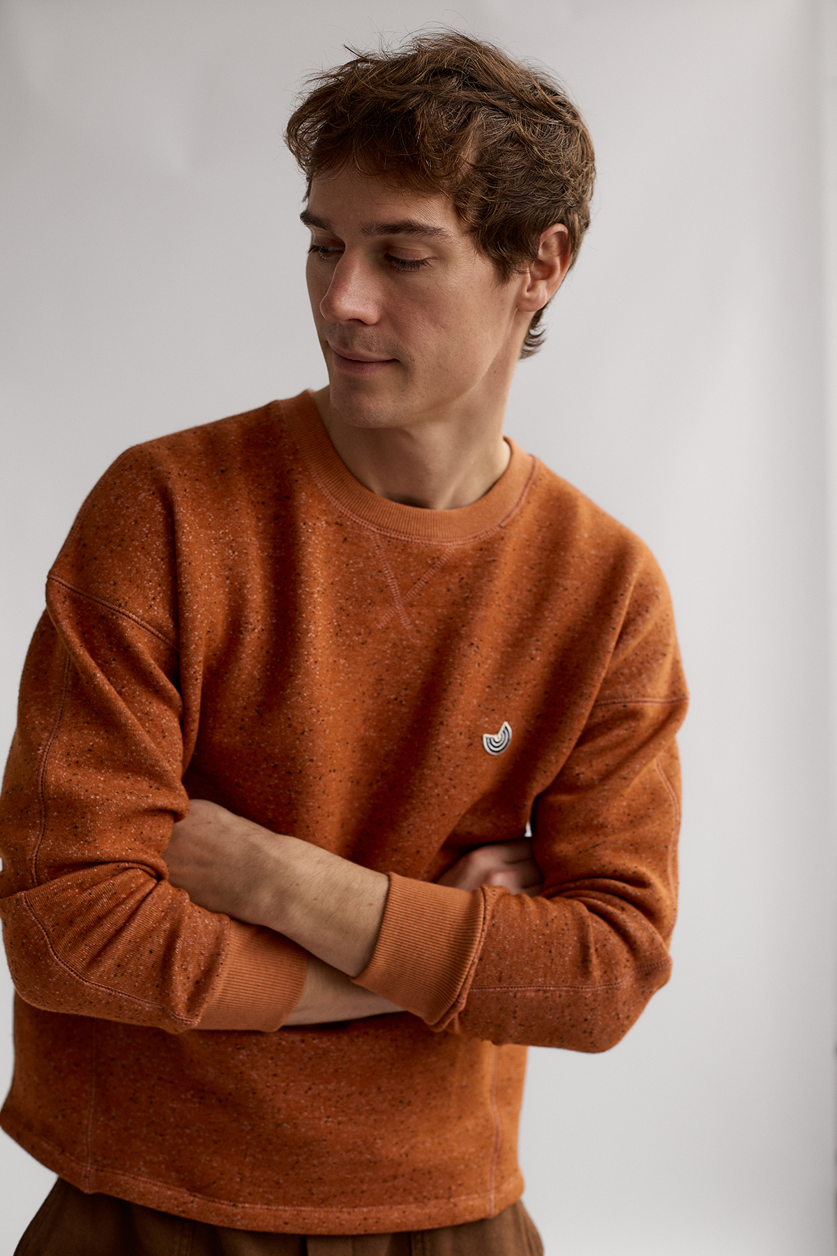 TWOTHIRDS - DUNDRUM Pullover - umber orange