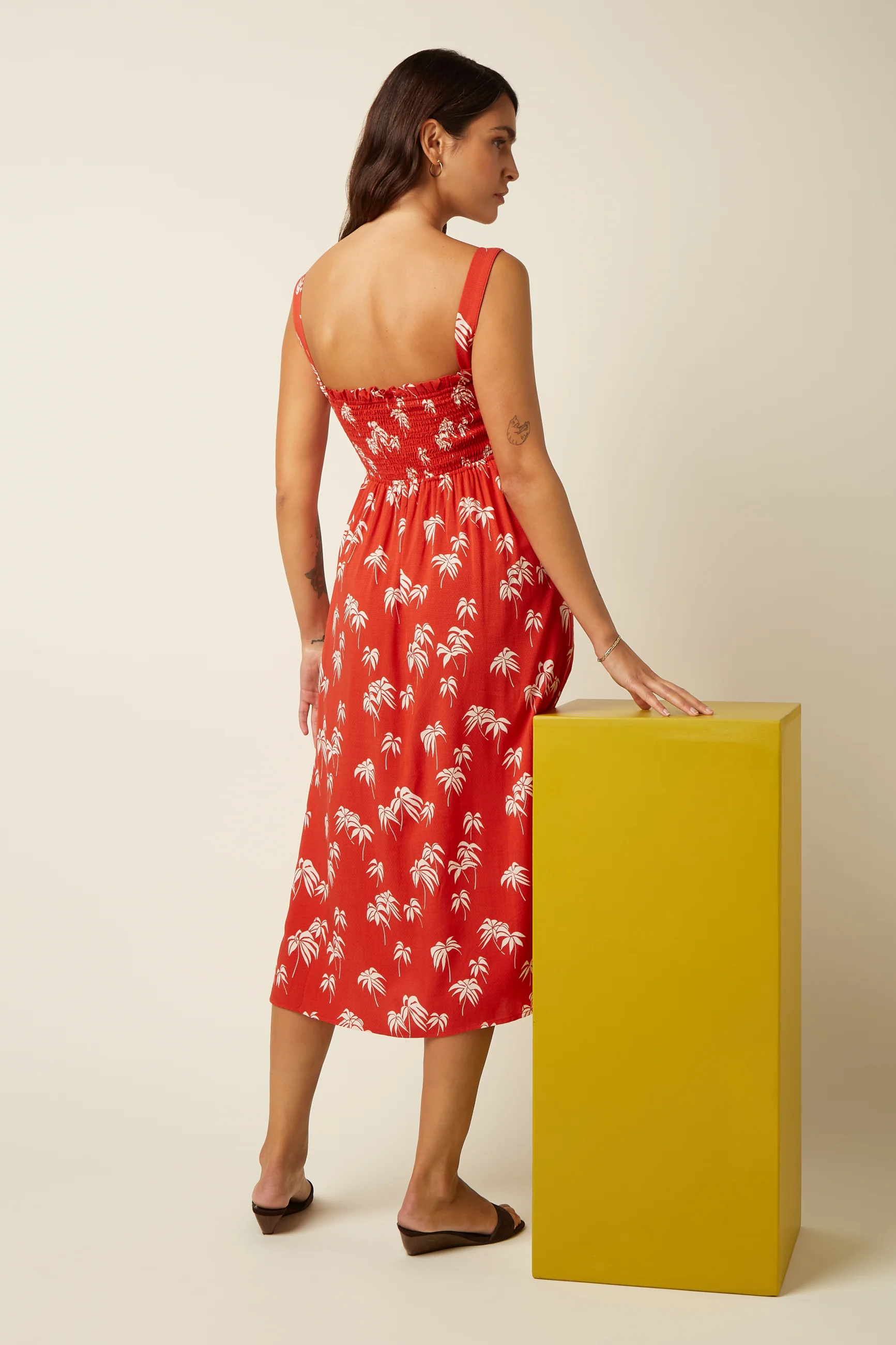 KING LOUIE - LUISELLA DRESS Kleid summer fig