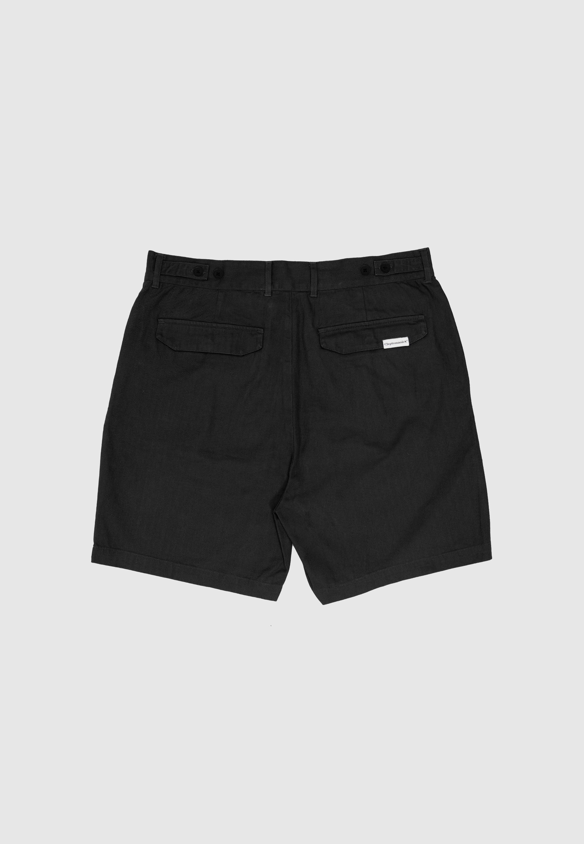 CLEPTOMANICX - GAMBINO SHORT Hose black
