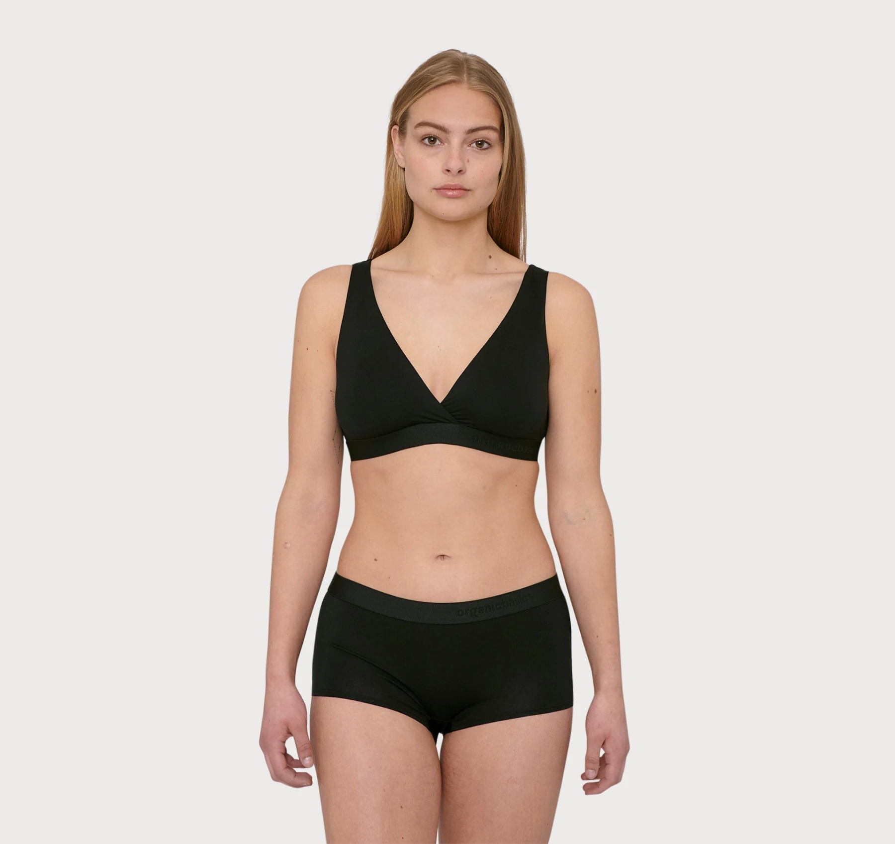 ORGANIC BASICS - SOFT TOUCH Basic Bralette - black