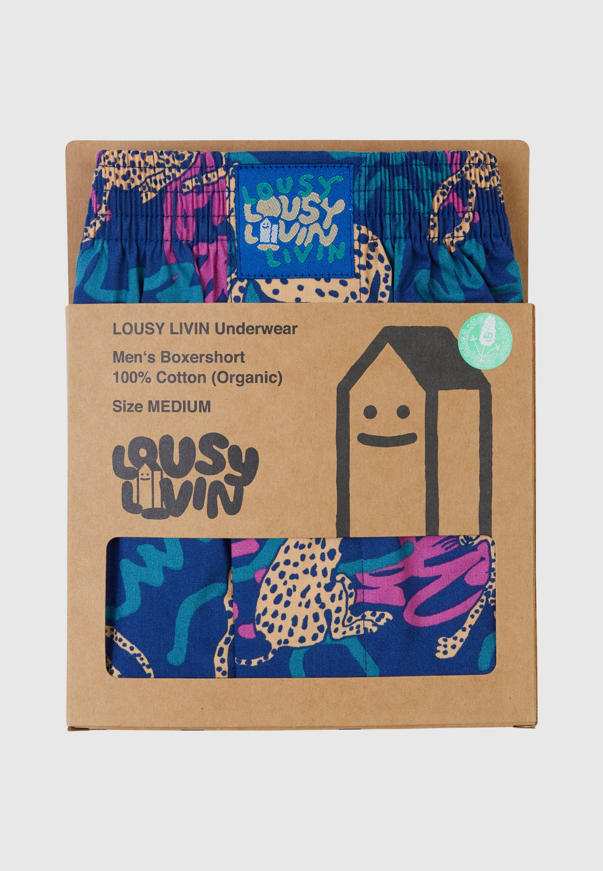 LOUSY LIVIN -  INTO THE WILD Boxershorts blue