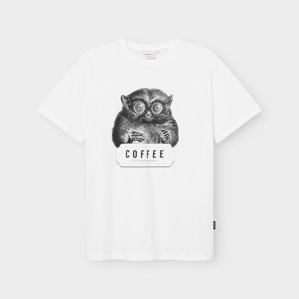CAFFEINE KICK STOCKHOLM T-Shirt - white