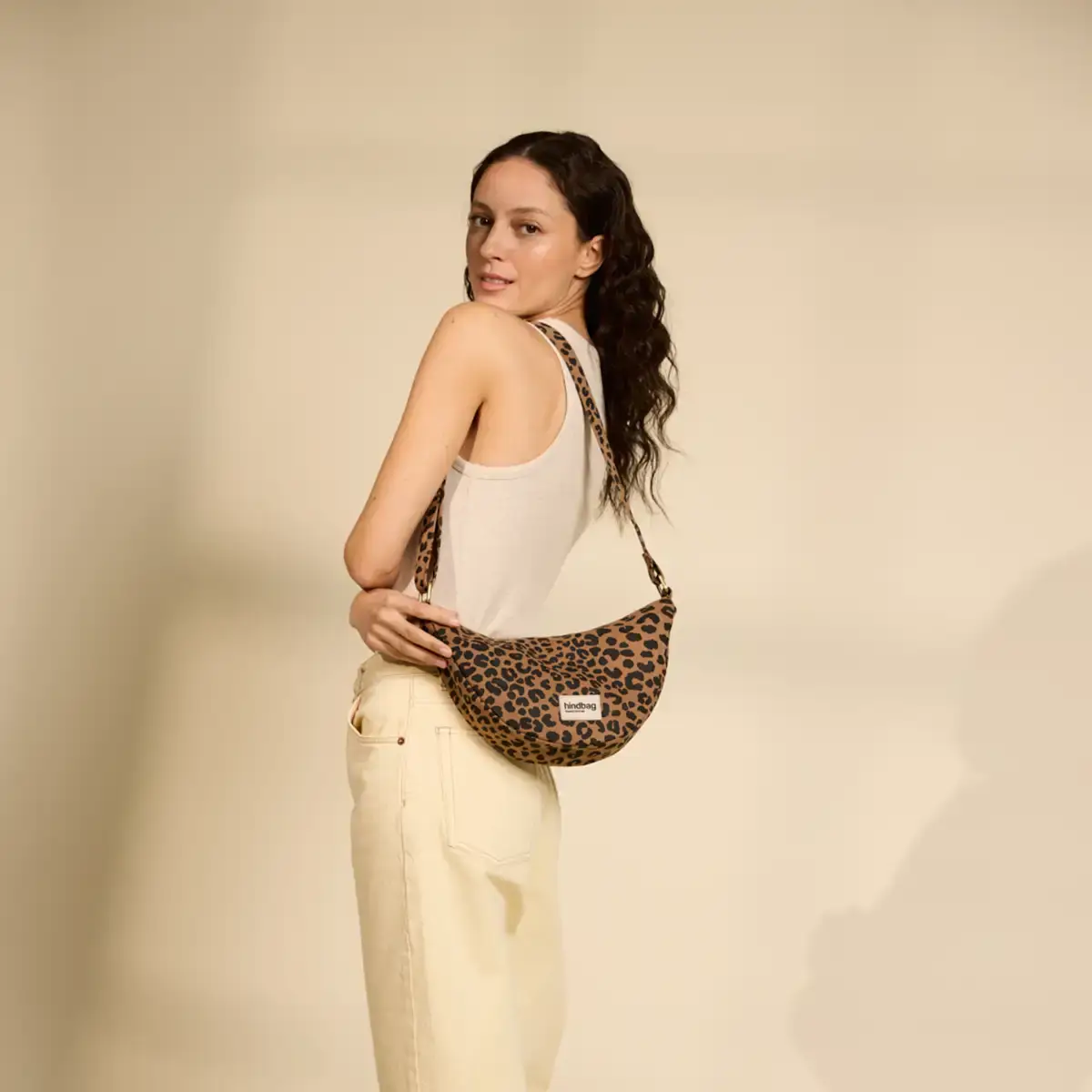 HINDBAG - ANDREA Tasche - leopard zimt