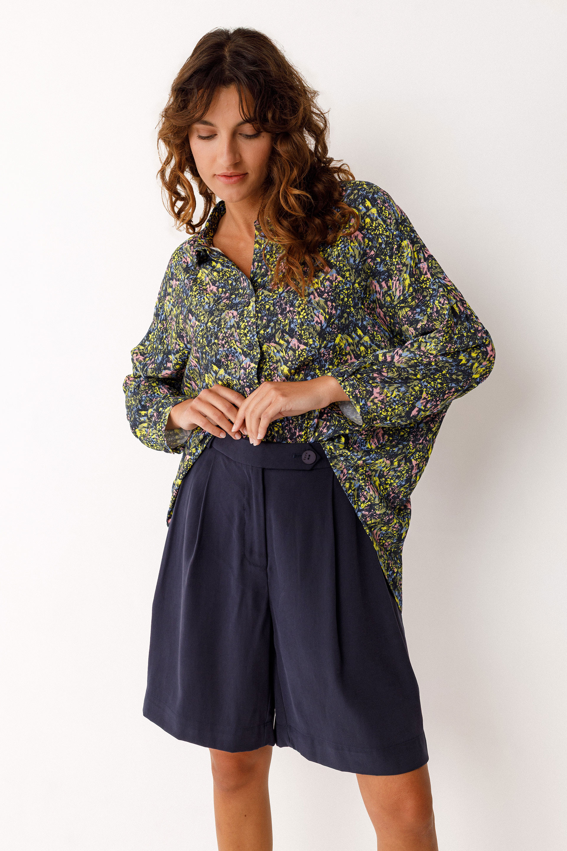SKFK - BALENTINA SHIRT Ecovero Bluse B9 sauvage