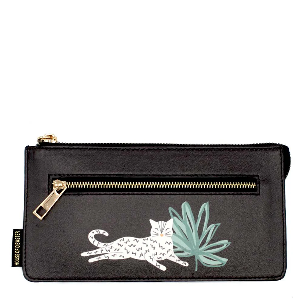 HOUSE OF DISASTER  - FELINE WRIST WALLET Portemonnaie - multi