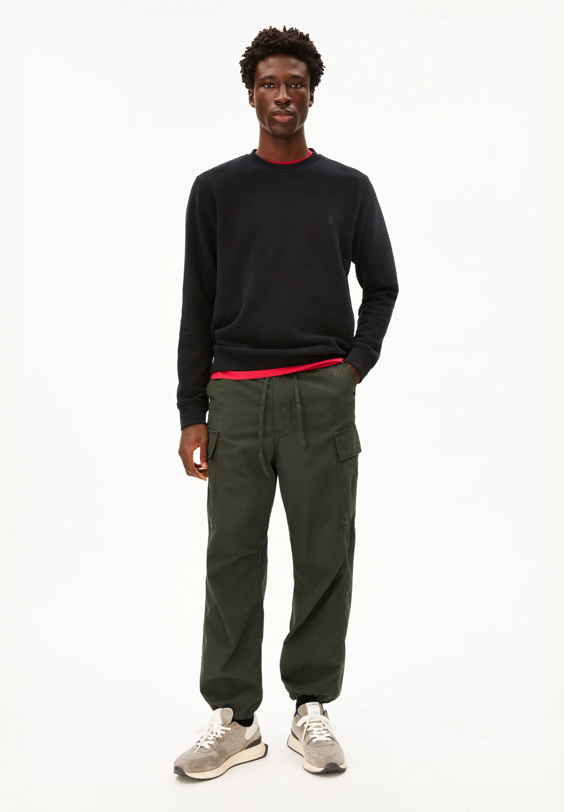 ARMEDANGELS - BAARO FLEECE Sweatshirt black