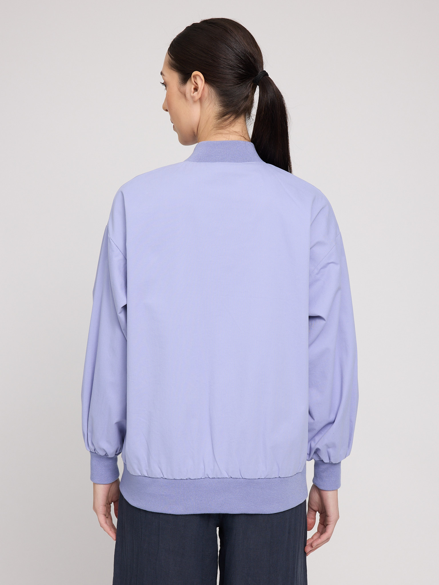 MAZINE - LILA LOOSE FIT COTTON BOMBER Jacke cornflower