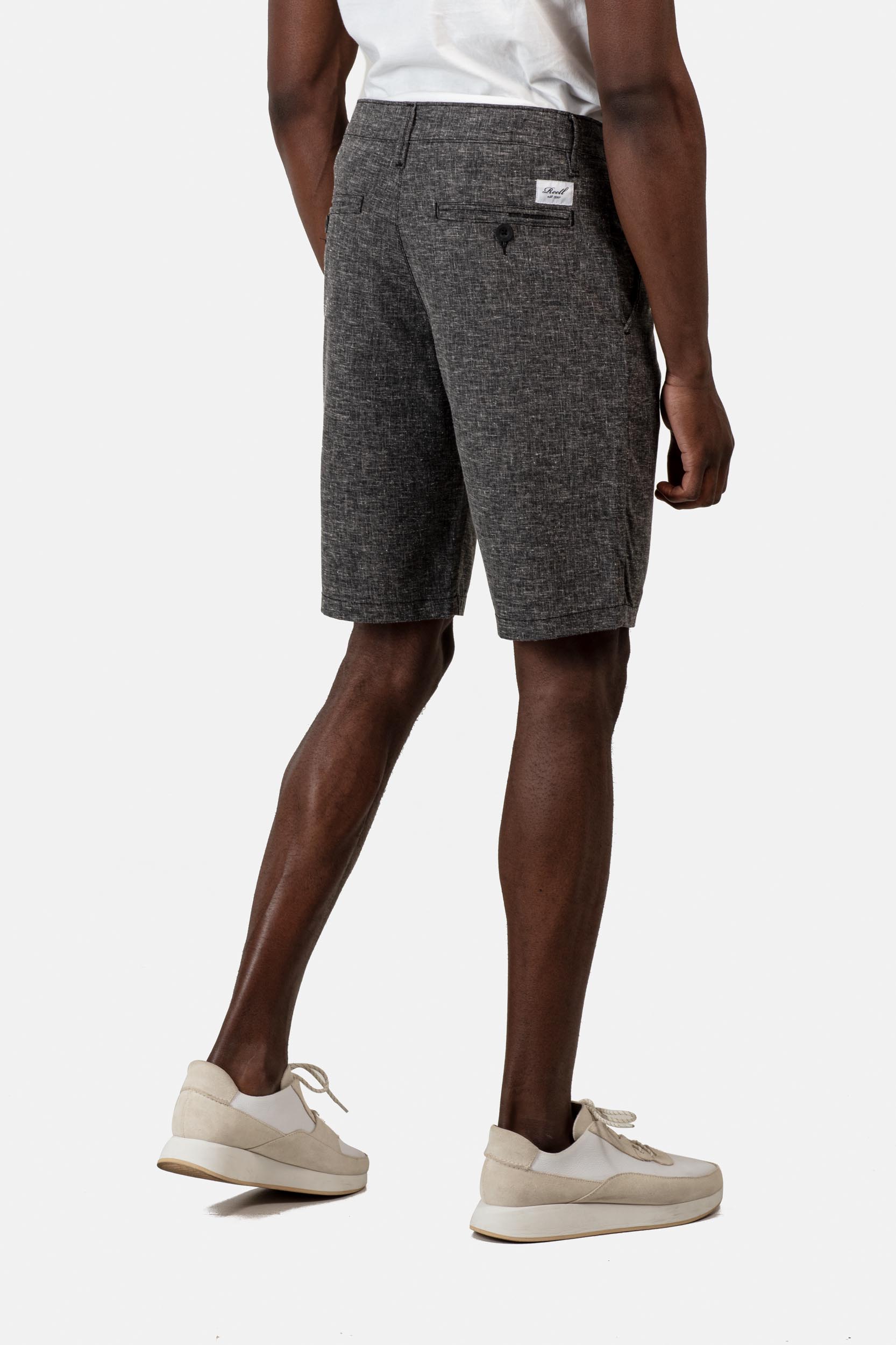 REELL - FLEX GRIP CHINO Short black linen