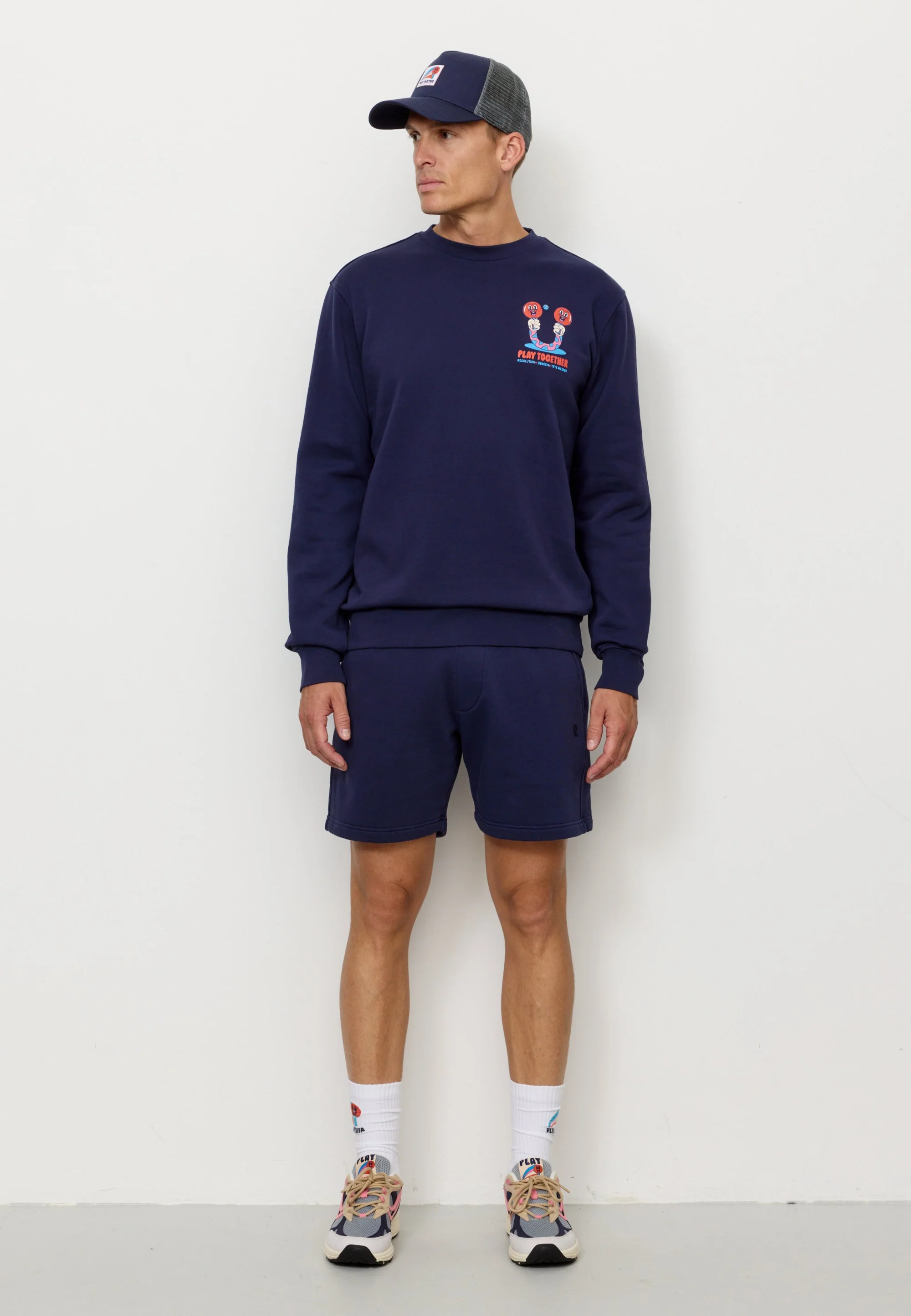 RECOLUTION - TAMARILLO PLAY TOGETHER Pullover eclipse blue