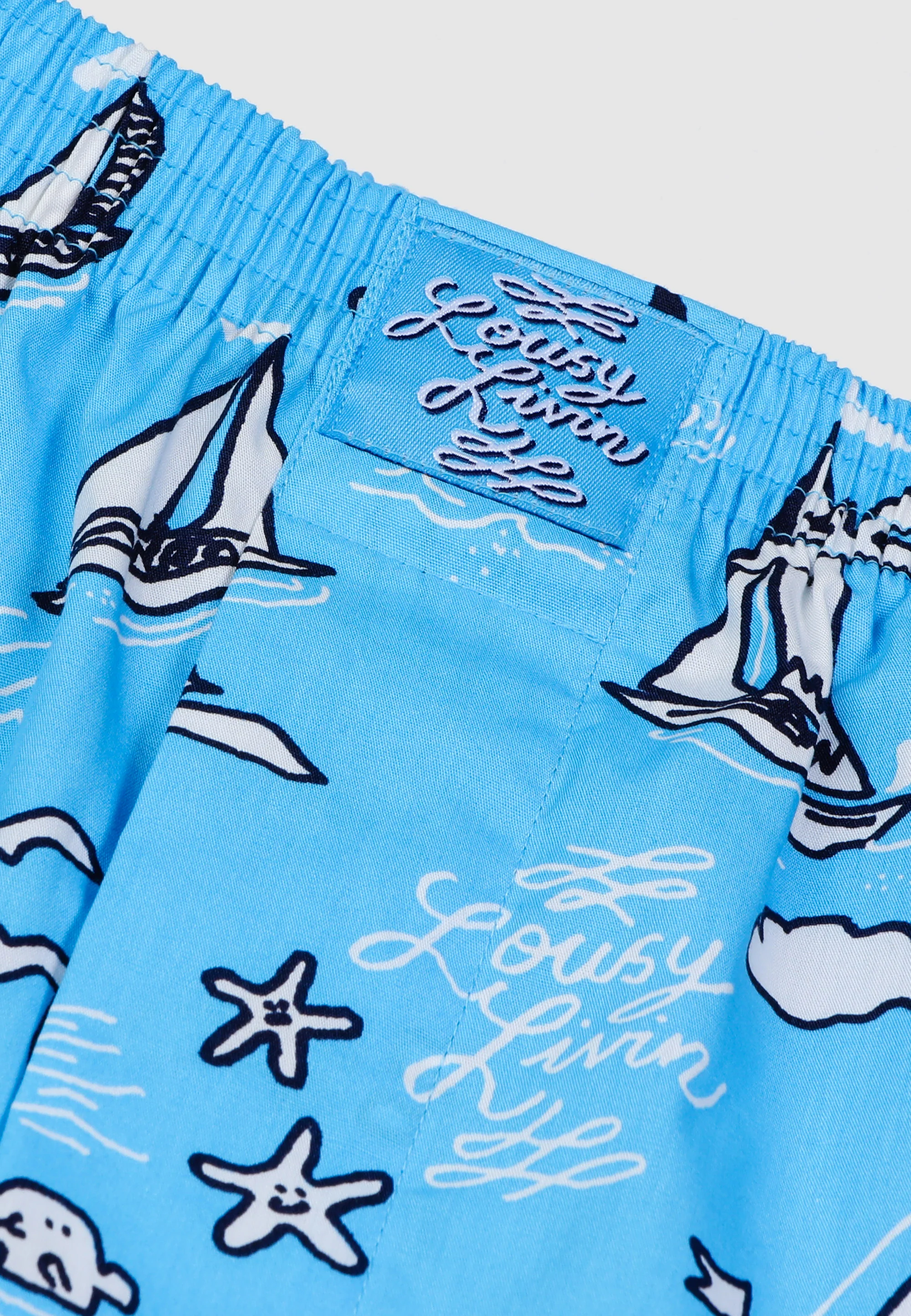 LOUSY LIVIN - BOTAS Boxershorts port blue