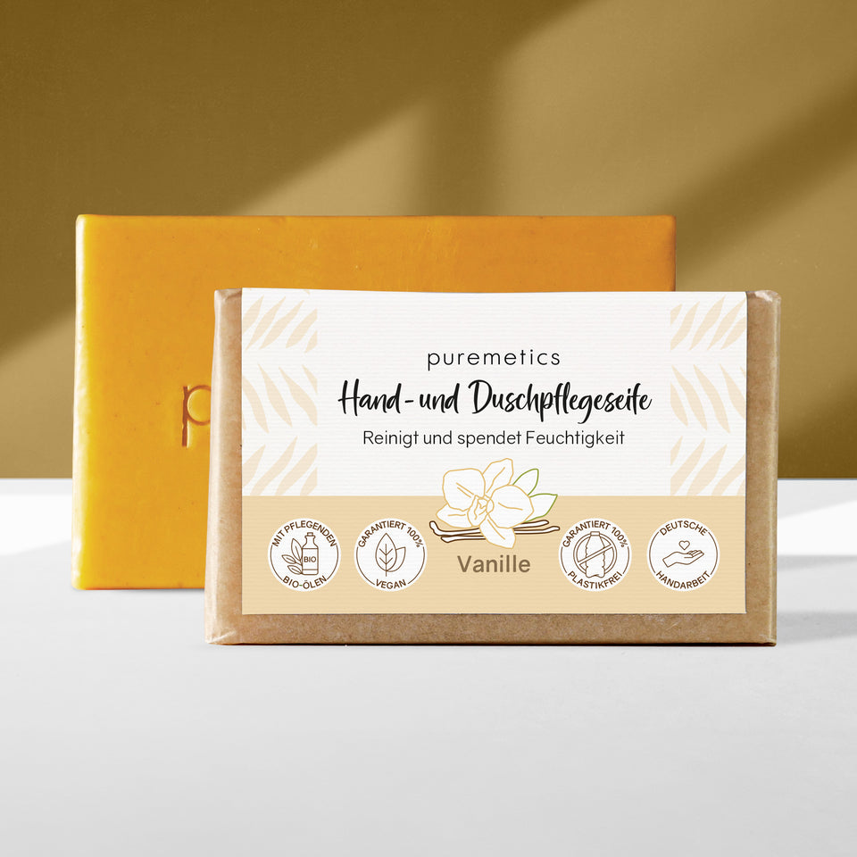 PUREMETICS - HAND- UND DUSCHPFLEGESEIFE 'Vanille'