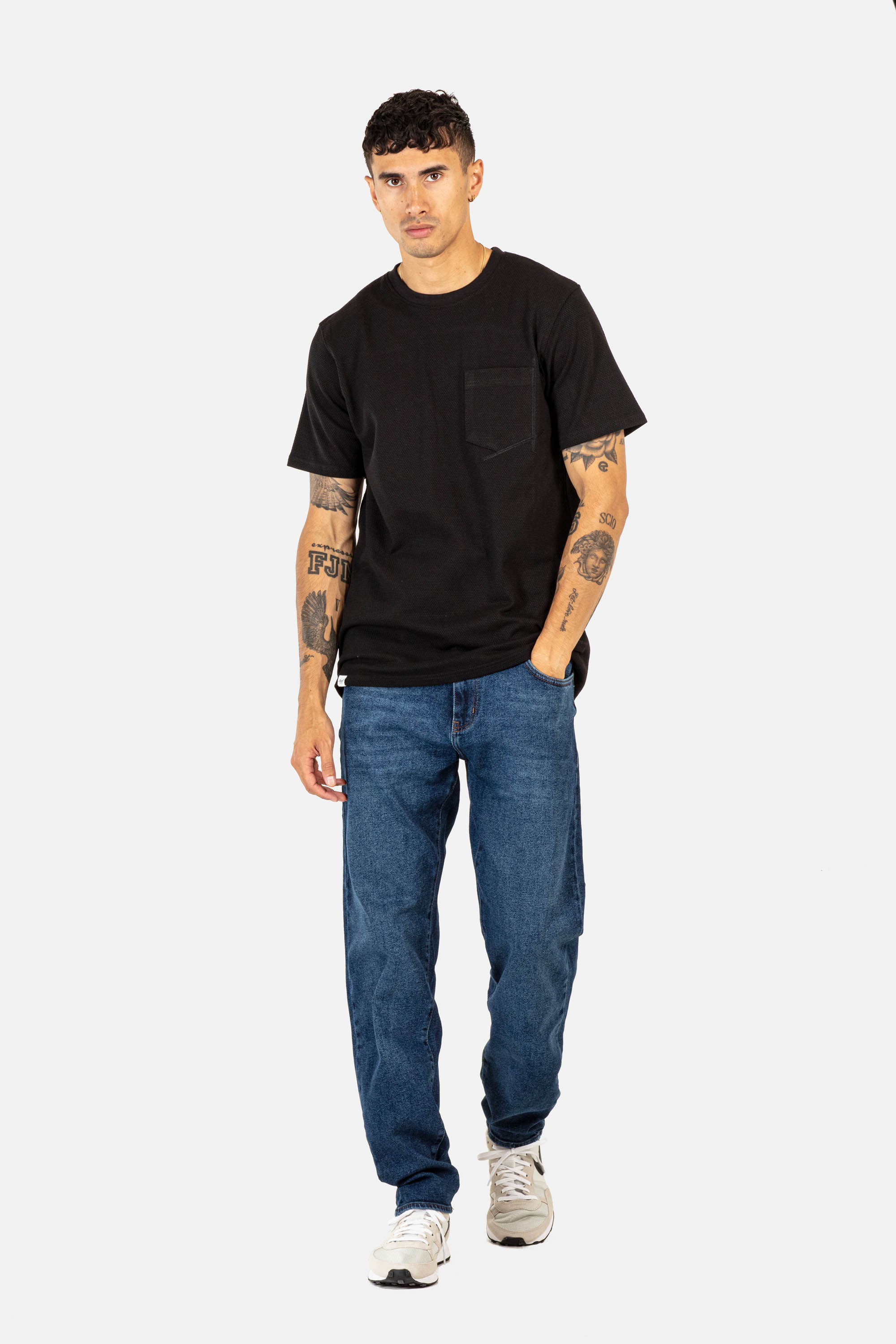 REELL - BARFLY Jeans dark blue stone