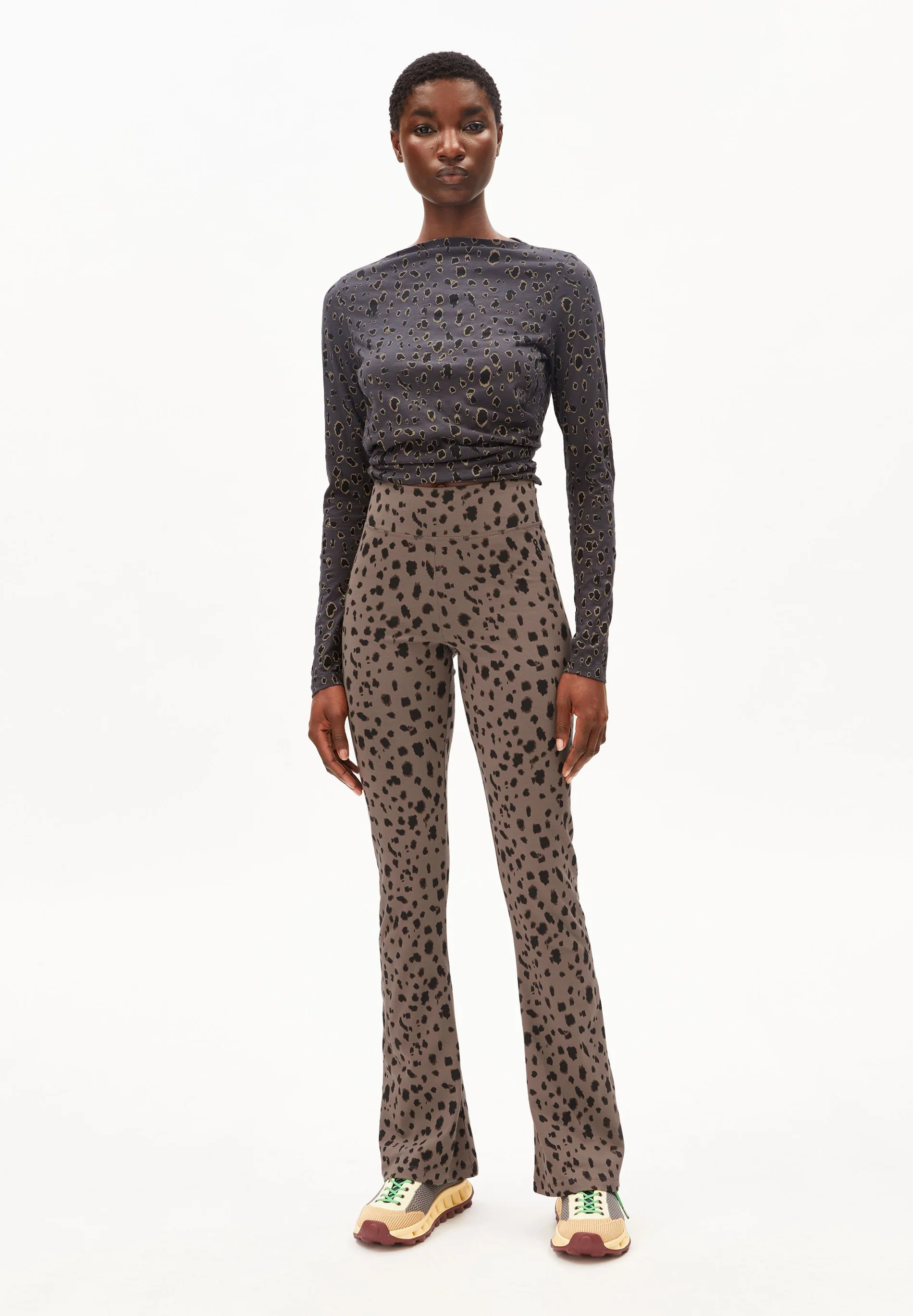ARMEDANGELS - LEO THEMAA Leggings walnut cream