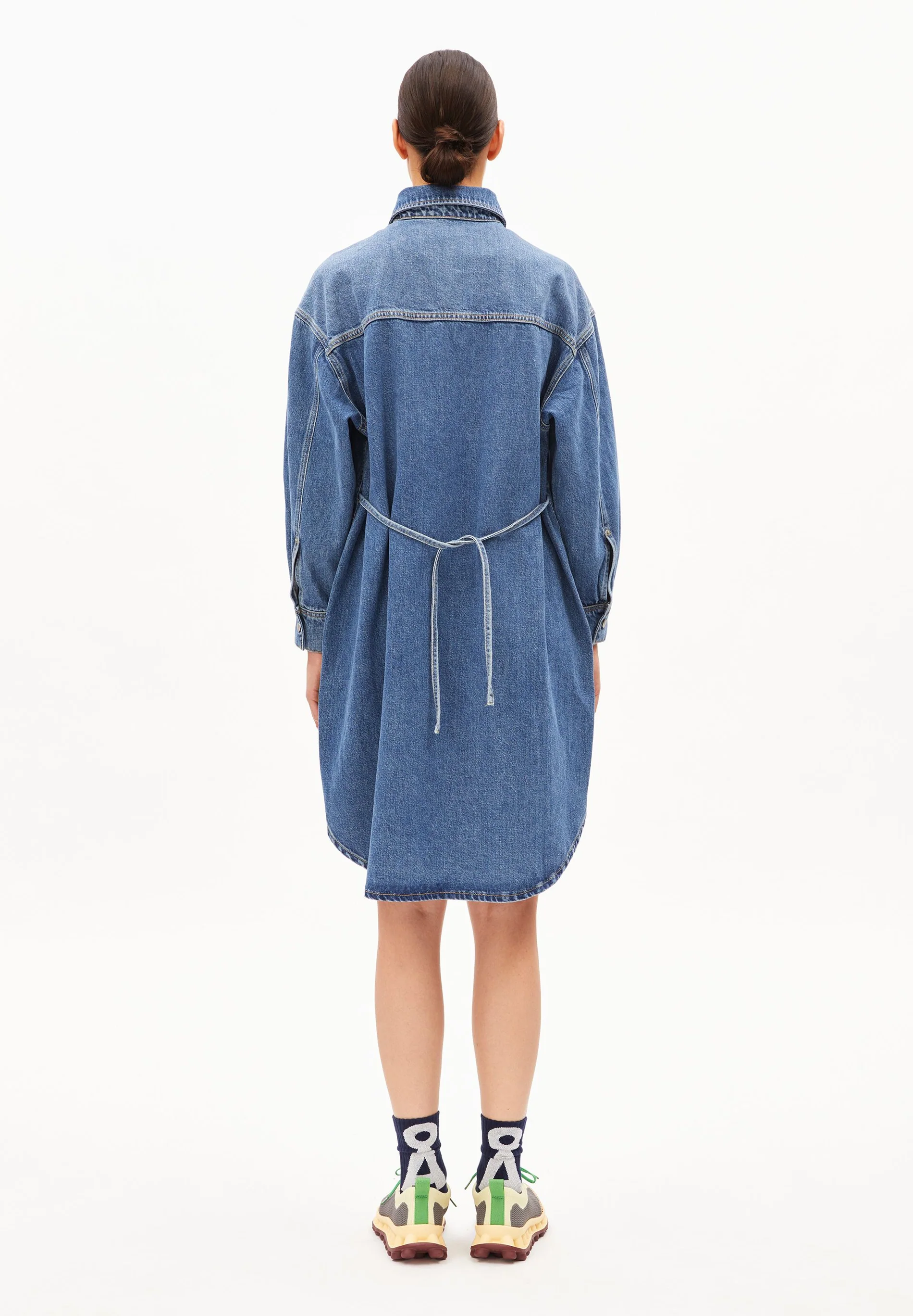 ARMEDANGELS - OVERSIZED DENIM SHIRT DRESS Jeanskleid bay