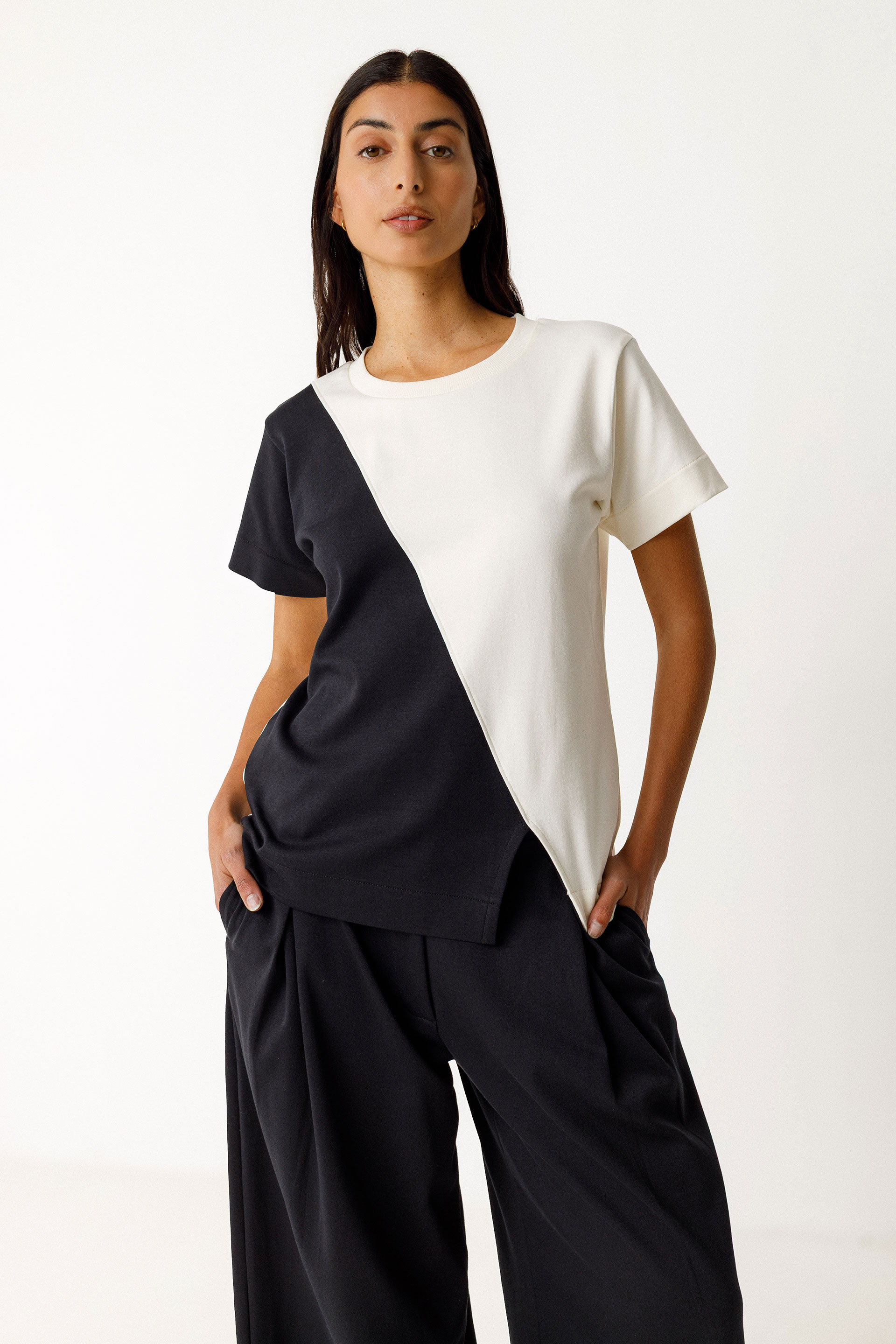 SKFK - GRAXI GOTS T- Shirt 11 cream