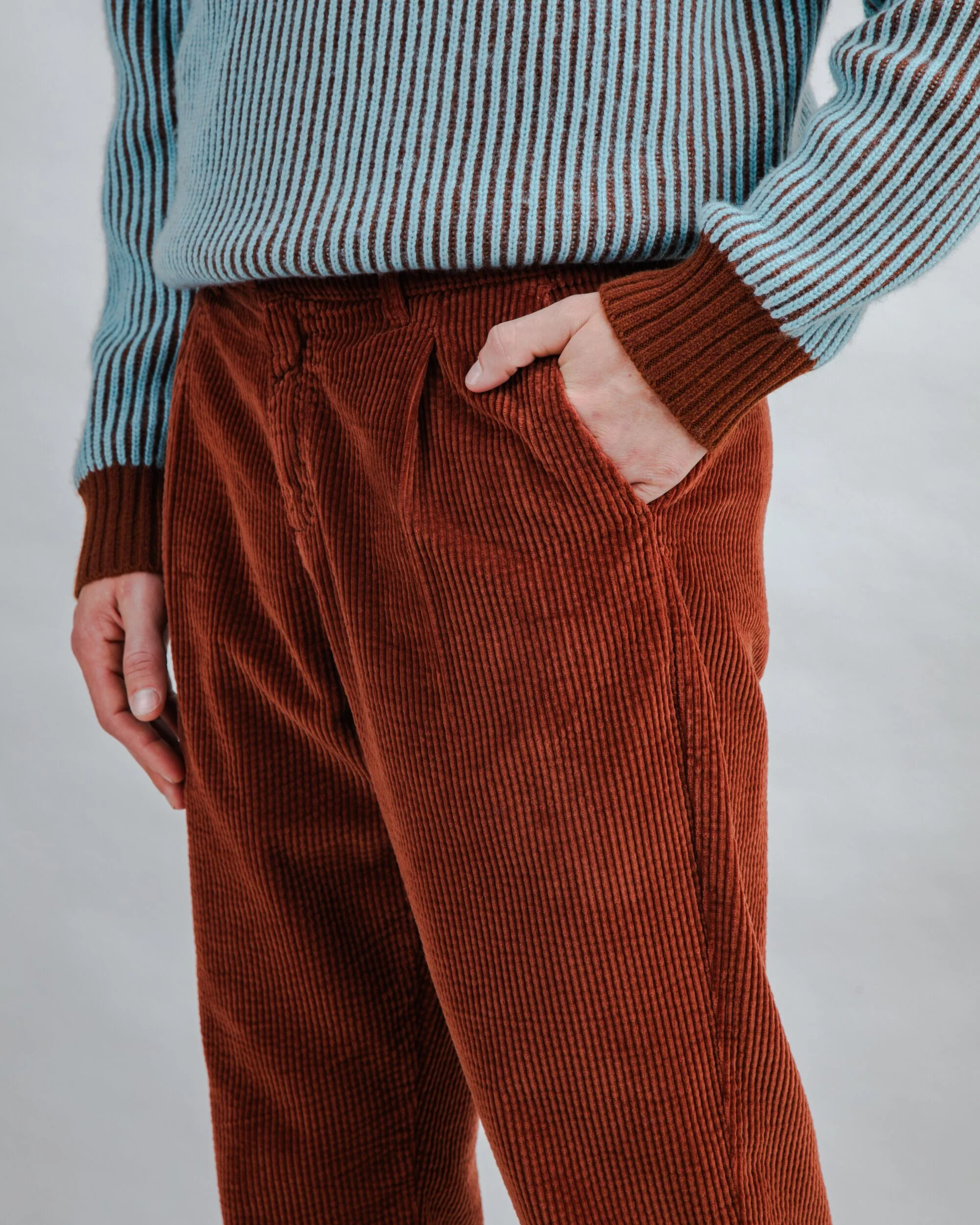 BRAVA  FABRICS - BERND CORDUROY Kord Hose copper