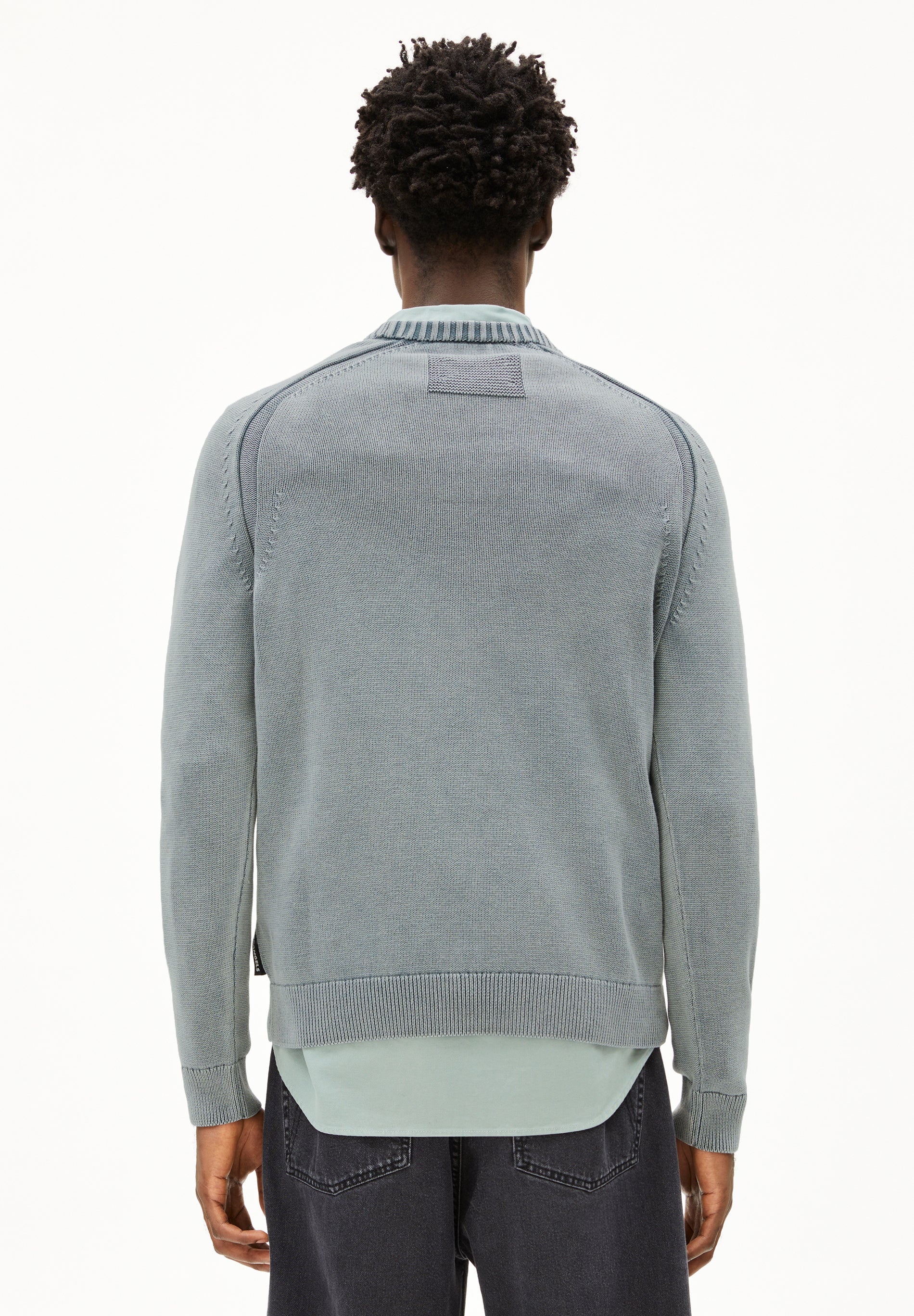 ARMEDANGELS - VAANJO GMT DYE Sweatshirt space steel