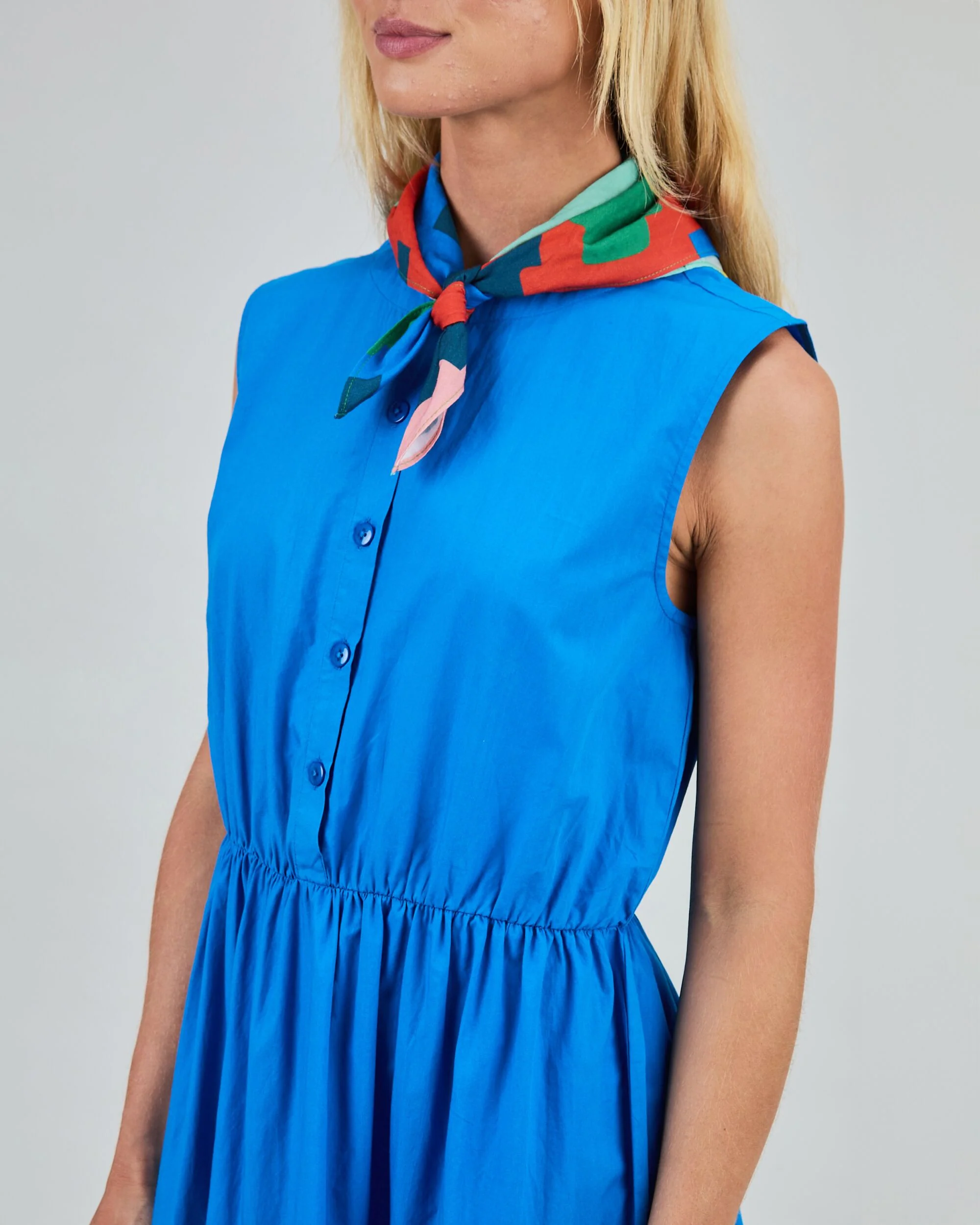 BRAVA FABRICS - BRILLIANT CHEMISE LAYERS DRESS Kleid blue