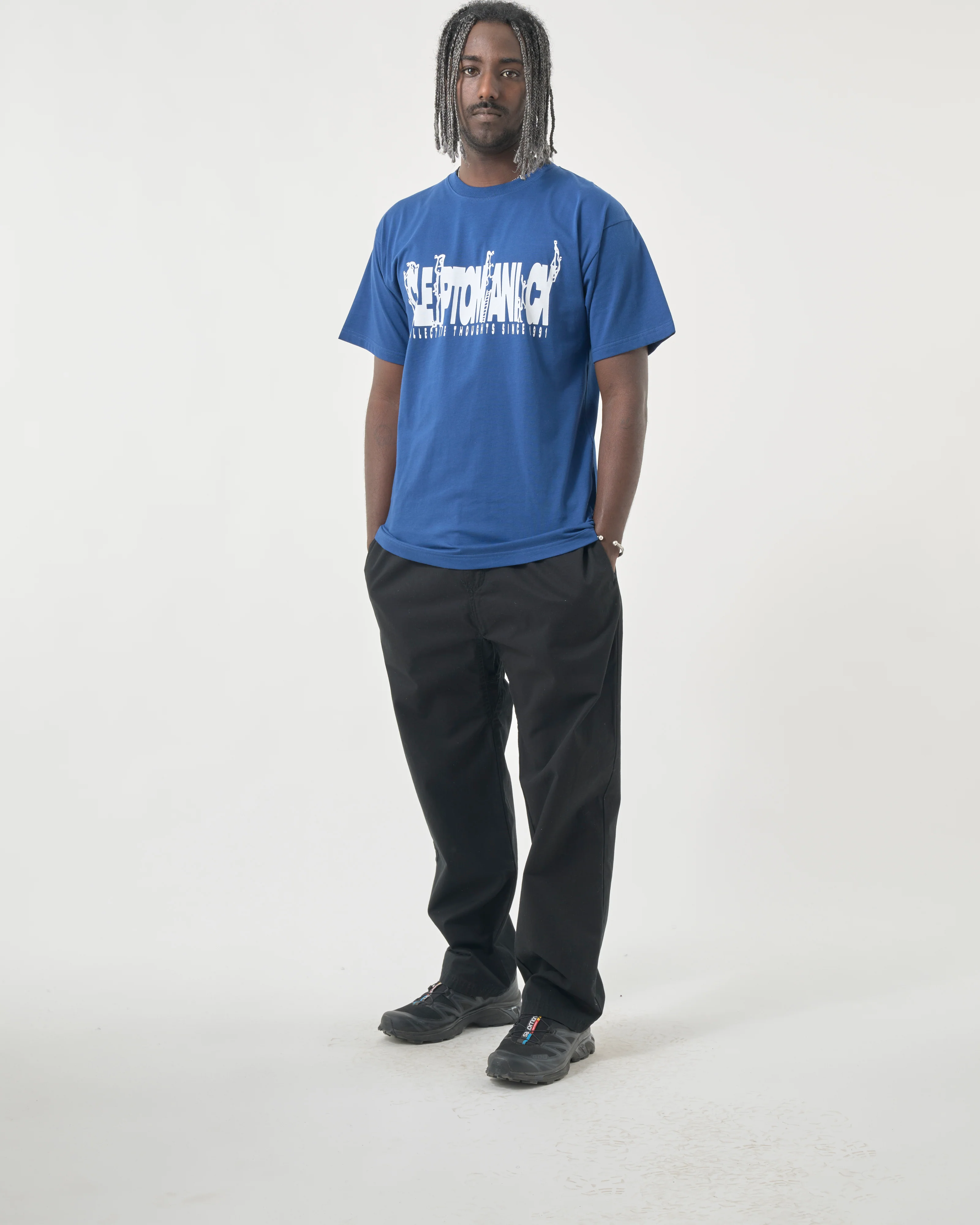 CLEPTOMANICX - CLASSIC TEE COLLECTION Shirt estate blue