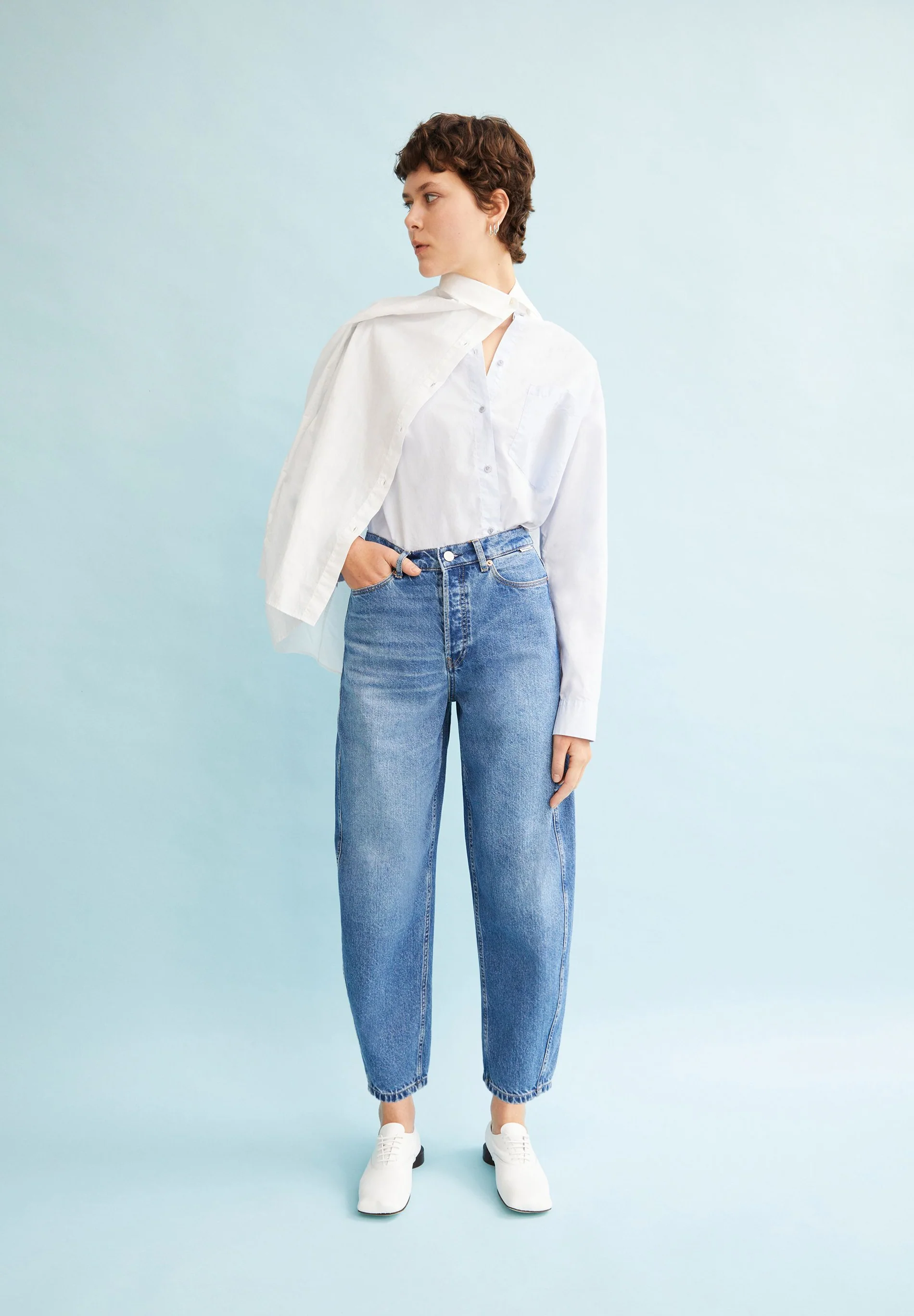 ARMEDANGELS - BAARLY HIGH WAIST Barrel Jeans crunchy