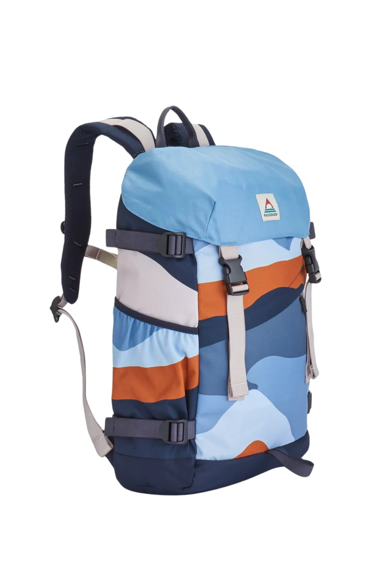 PASSENGER - BOONDOCKER Recycelter 26L Rucksack - scenic faded denim