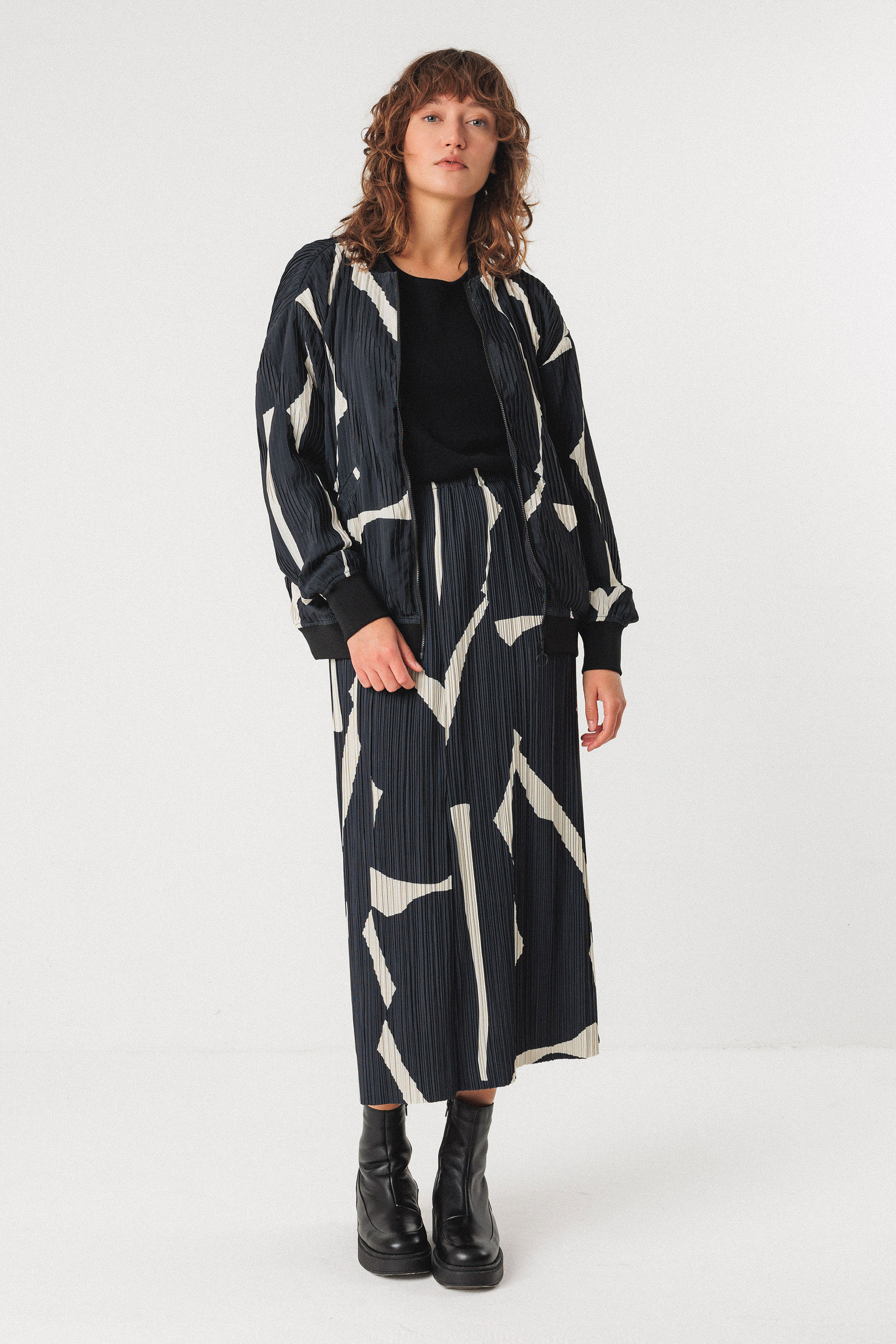 SKFK - LAURANE SKIRT Rock 13 half and half