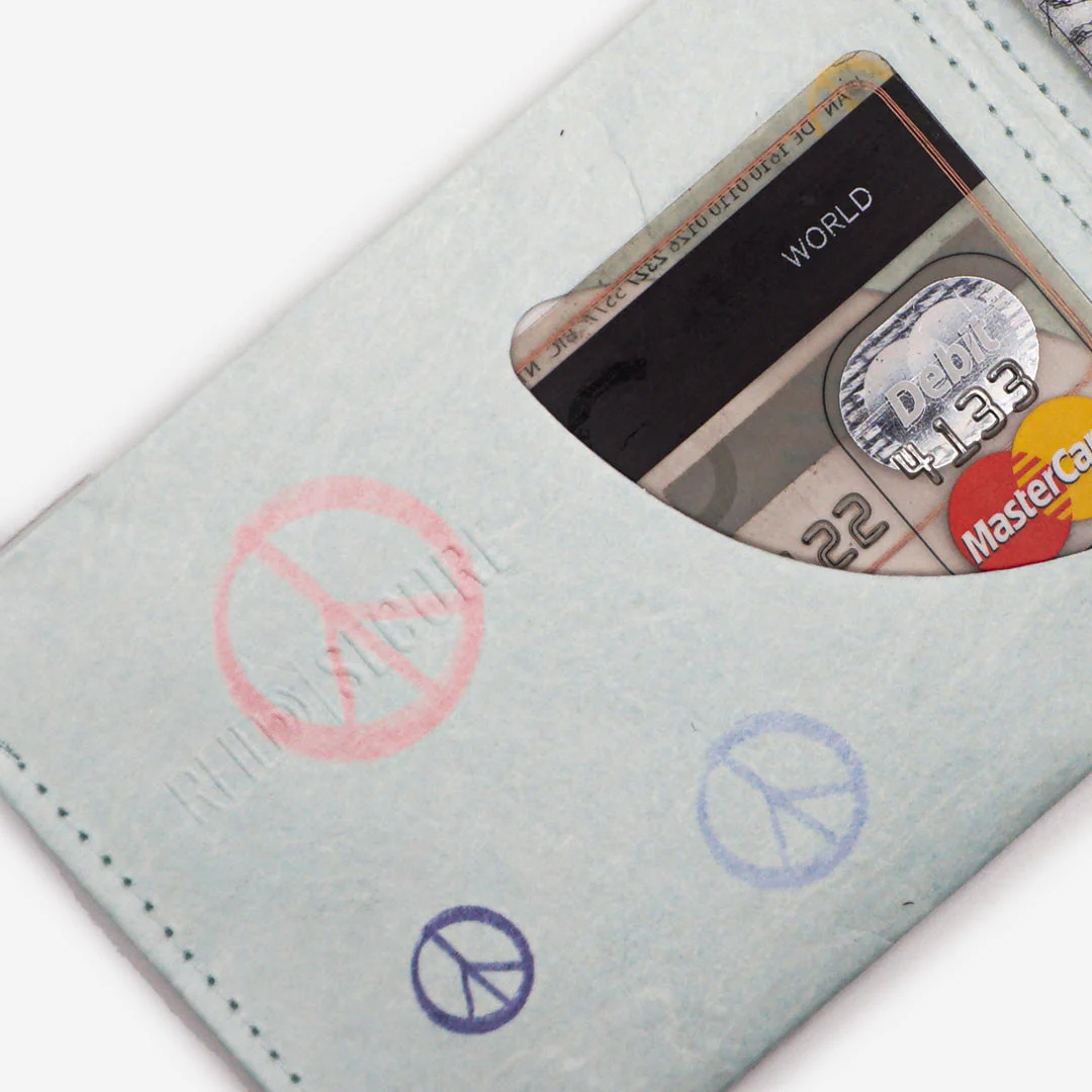 PAPRCUTS - NO WAR - RFID SECURE Portemonnaie