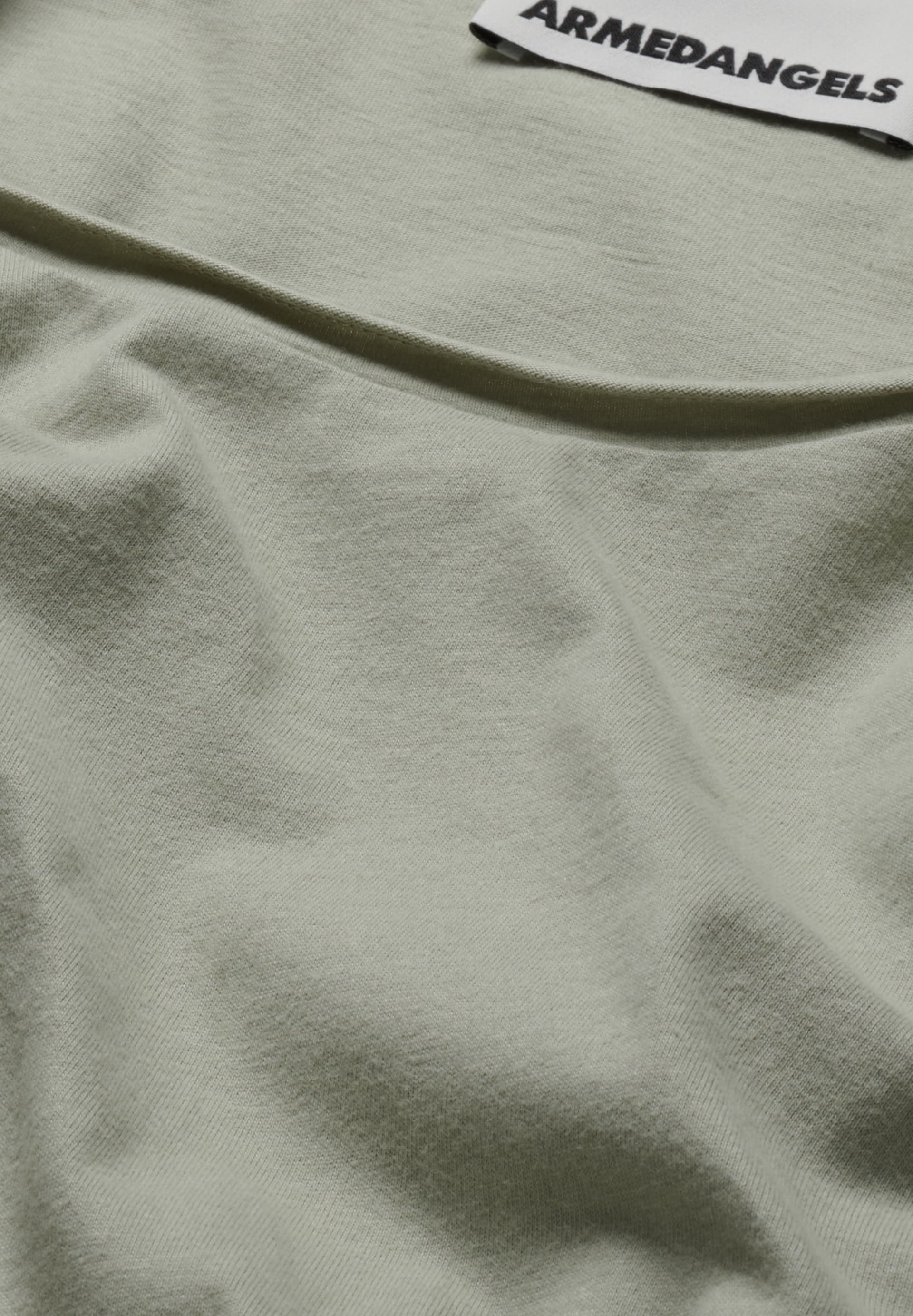ARMEDANGELS - MAARKOS LS BRUSHED T- Shirt seagreen