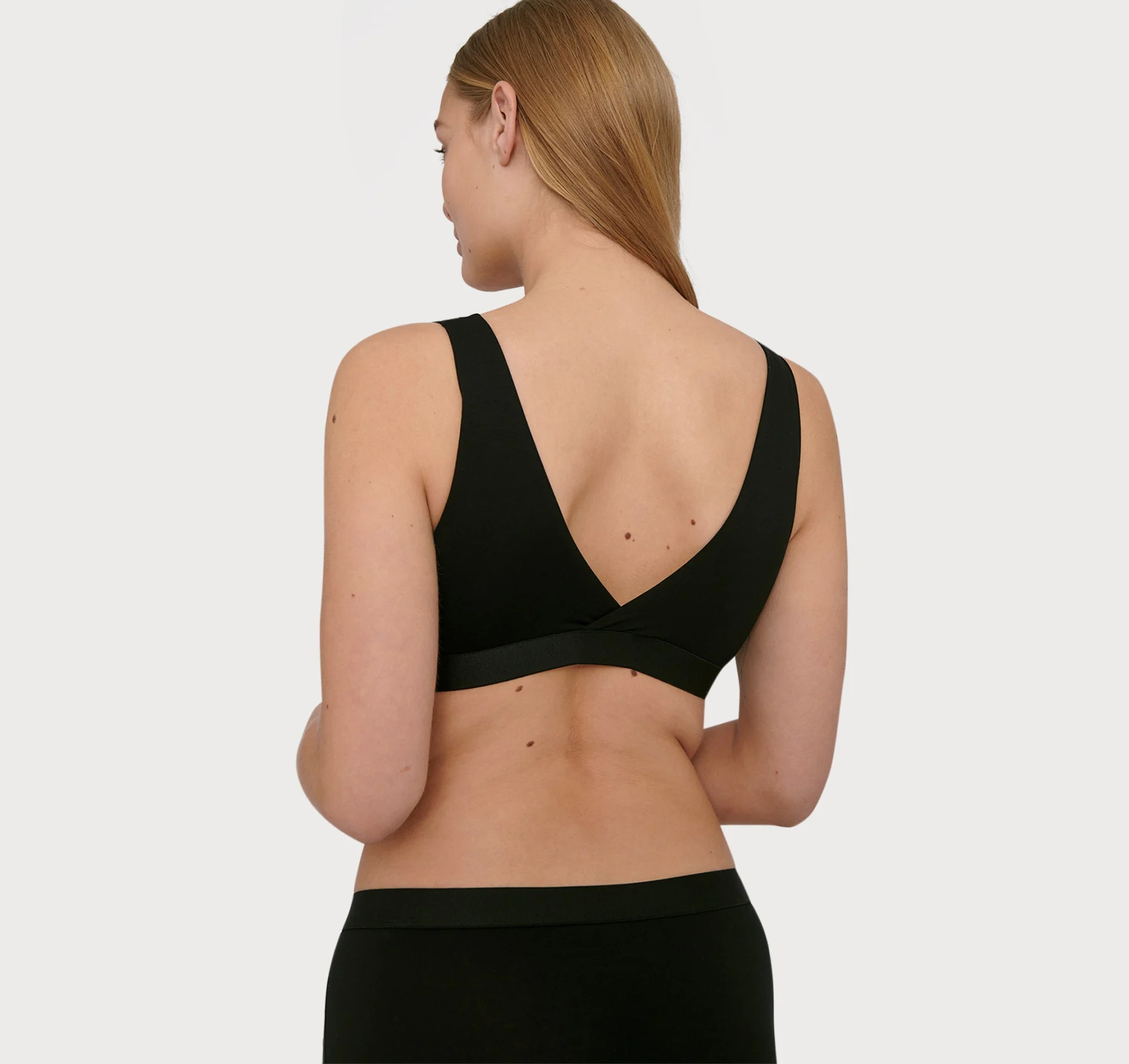 ORGANIC BASICS - SOFT TOUCH Basic Bralette - black