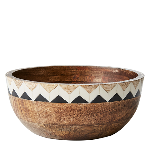 AFFARI OF SWEDEN - GLOBETROTTER Schale Mangoholz