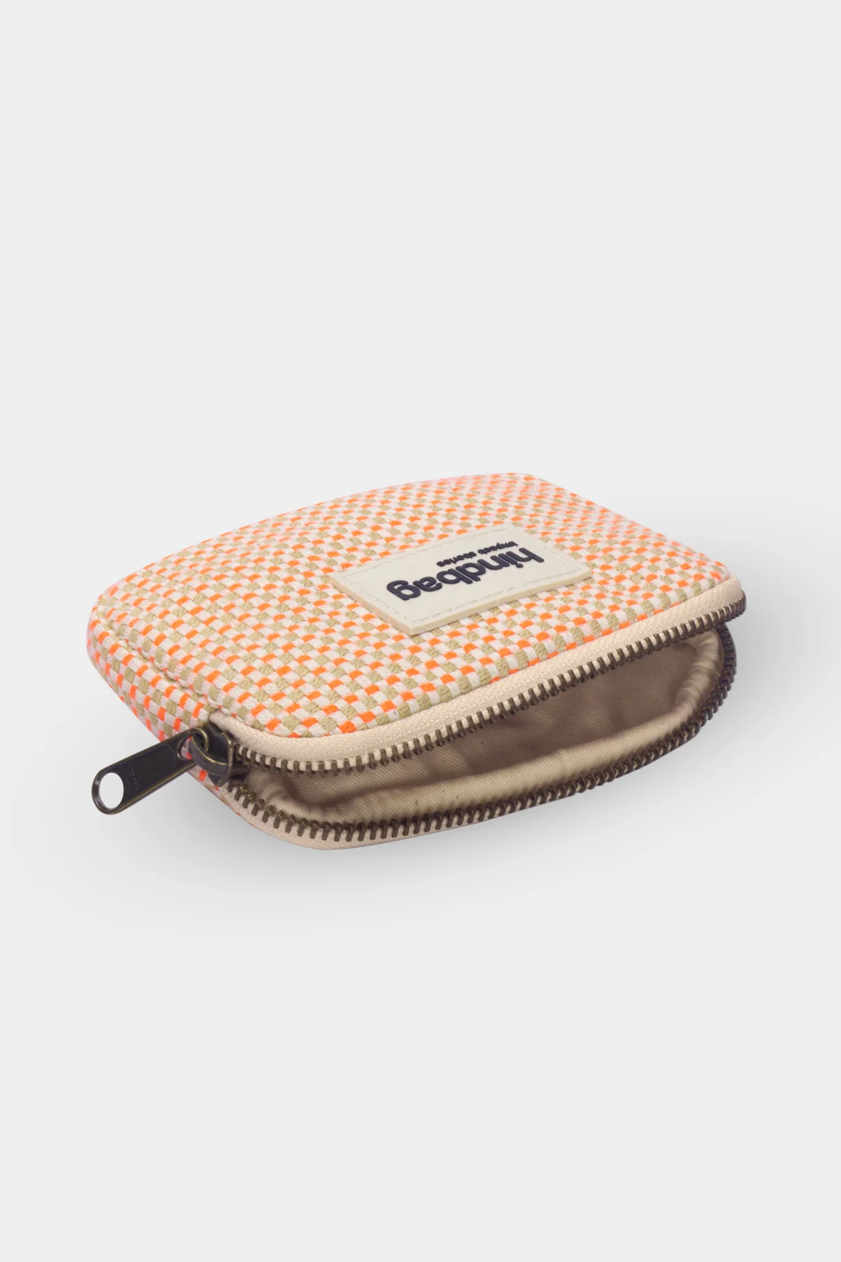 HINDBAG - LILI Geldbörse - coral woven