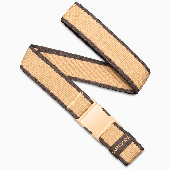 ARCADE - CARLO A2 SLIM STRETCH BELT Gürtel sand med. brown