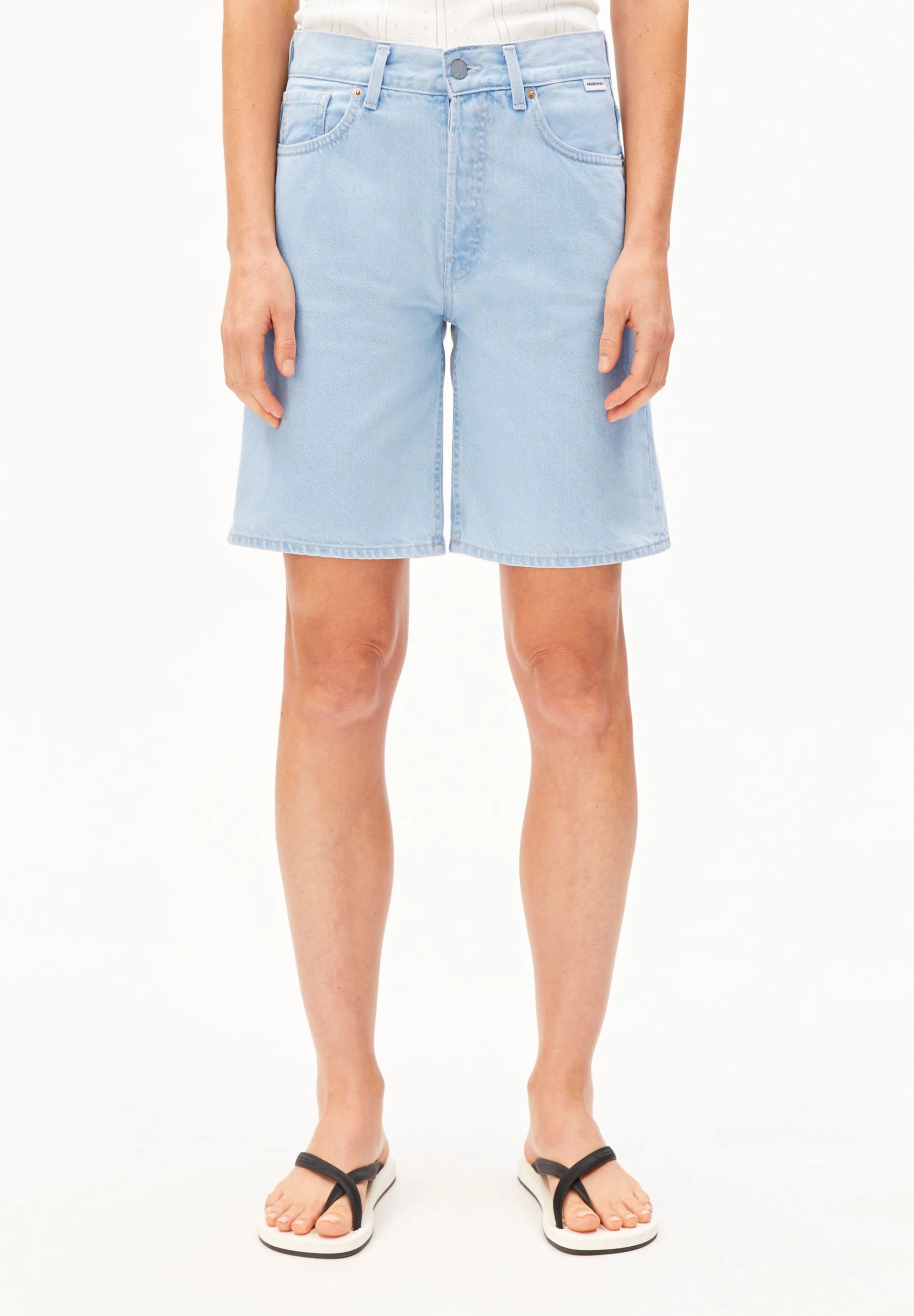 ARMEDANGELS - THALINAA  DENIM SHORT Short fresh blue