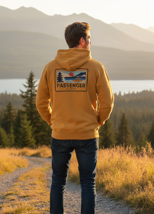 PASSENGER - ROAMER HOODIE Kapuzenpullover- spruce yellow