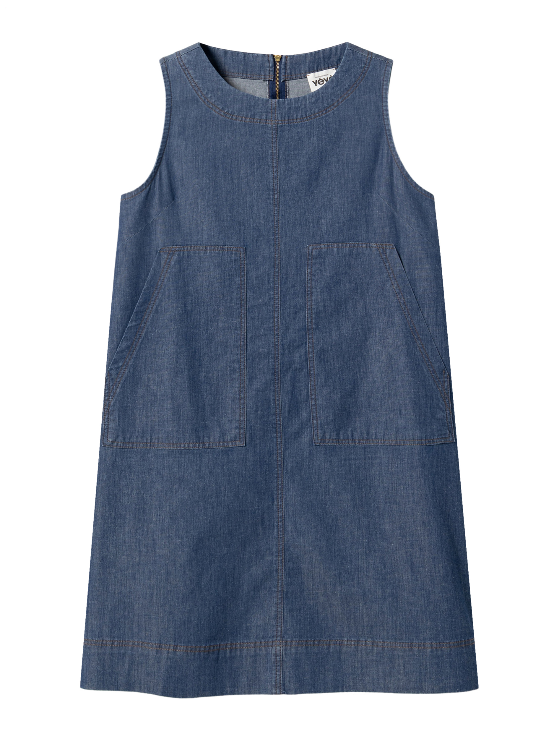 GA GOO GOTS Dress Kleid rinse blue