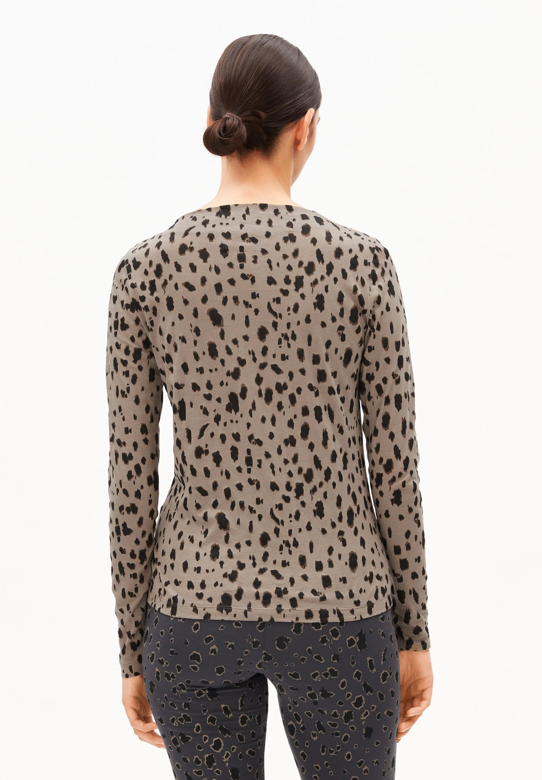 ARMEDANGELS - LEO LONGSLEEVE GOTS Longsleeve walnut cream