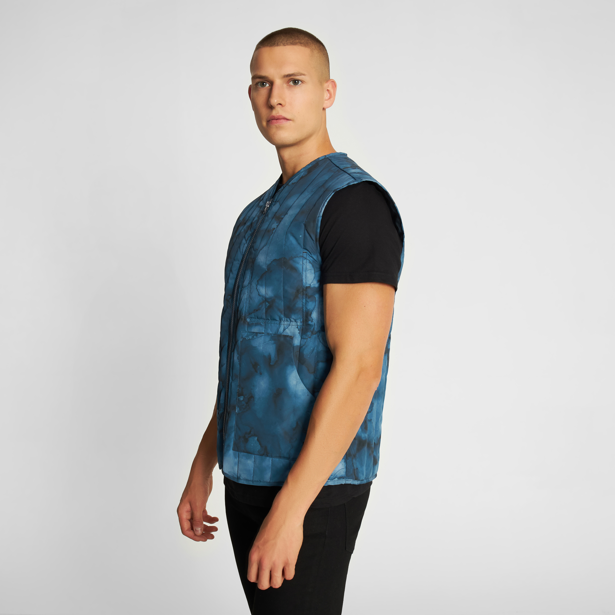 DEDICATED - AVESTA QUILTED VEST Jacke ink blueDEDICATED - AVESTA QUILTED VEST Jacke ink blue
