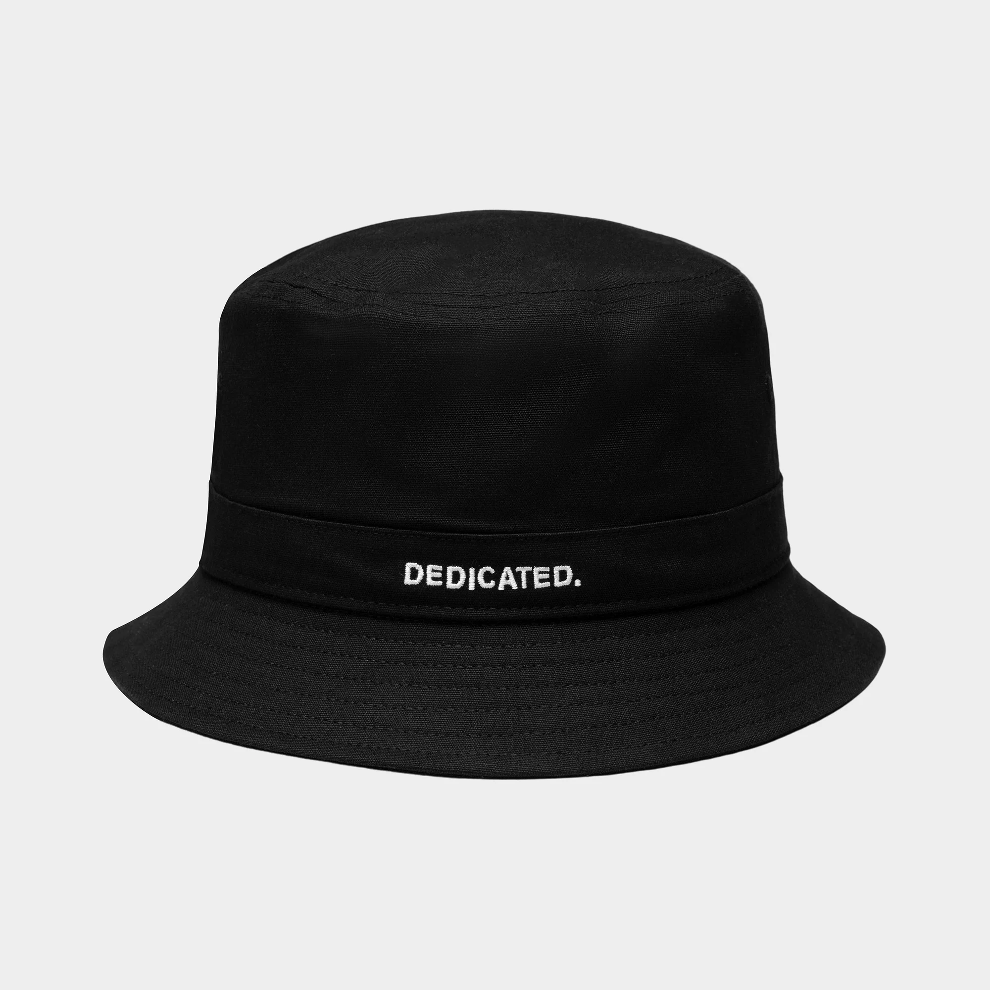 DEDICATED - LOGO BUCKET HAT black