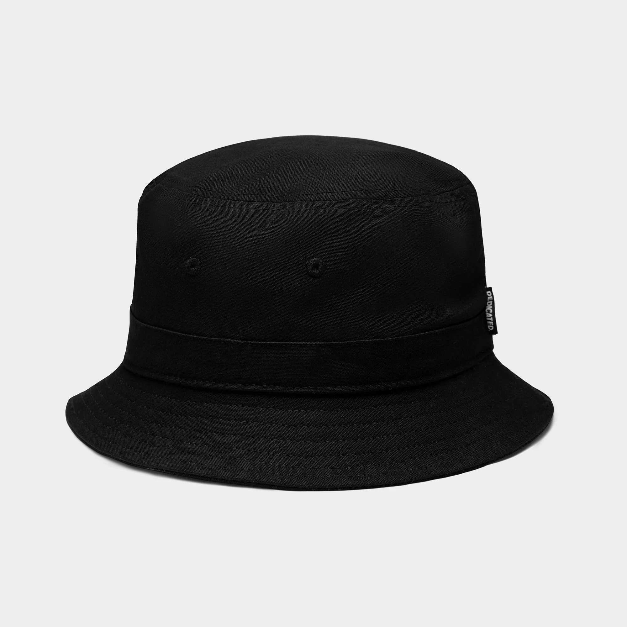 DEDICATED - LOGO BUCKET HAT black